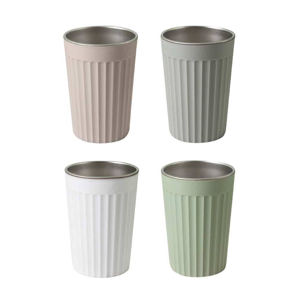 日本不銹鋼簡約漱口杯  洗漱 刷牙杯 牙缸 漱口盃