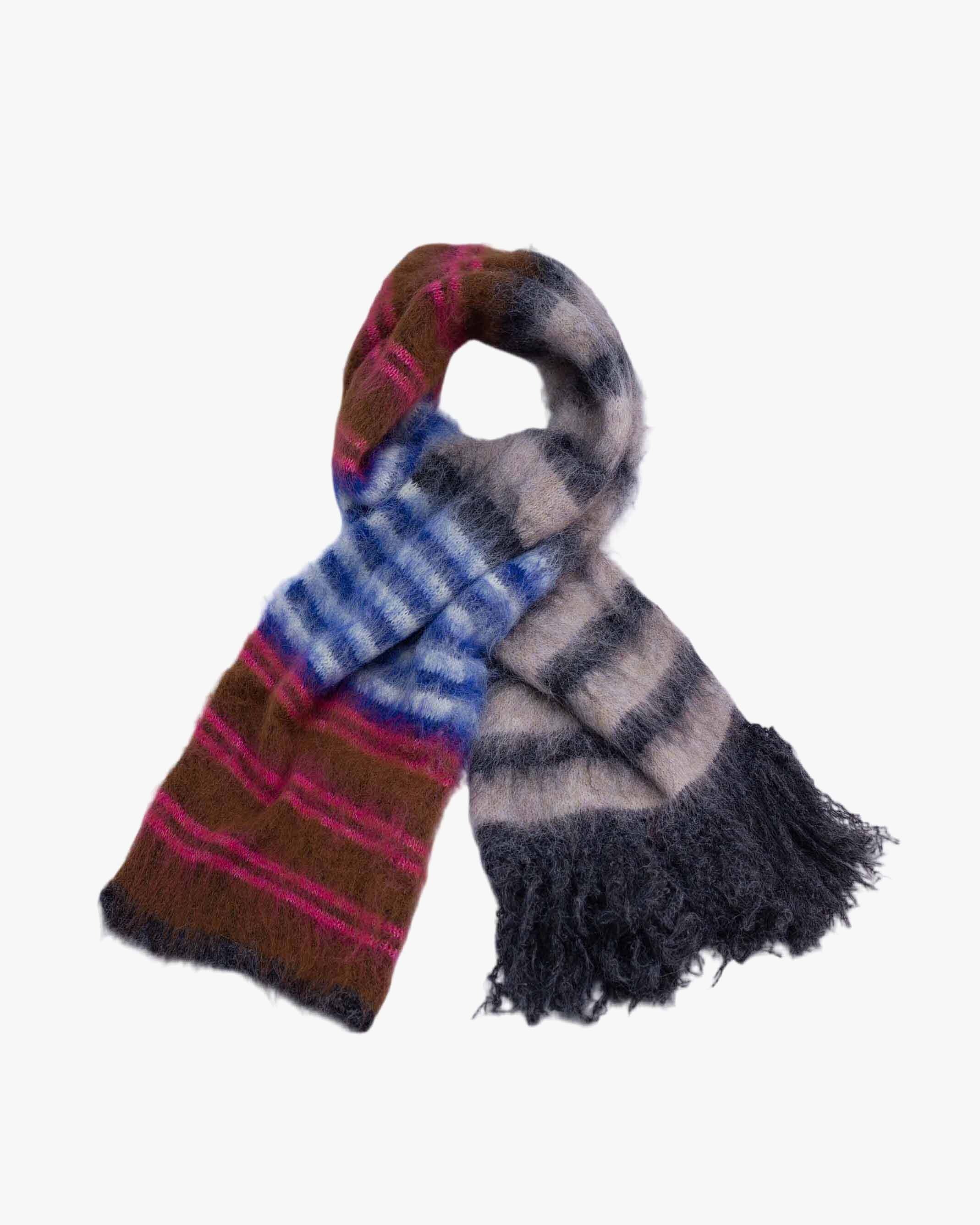 RECOVERY X mEltEd potato Muffled Scarf,Dark