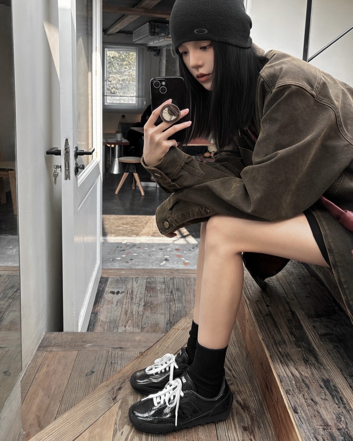 NEW BALANCE NB GATOR RUN 薄底鞋 復古 全黑 黑色 黑底 鱷魚紋 亮面 漆皮 男女鞋 UGTR2SV / 預購