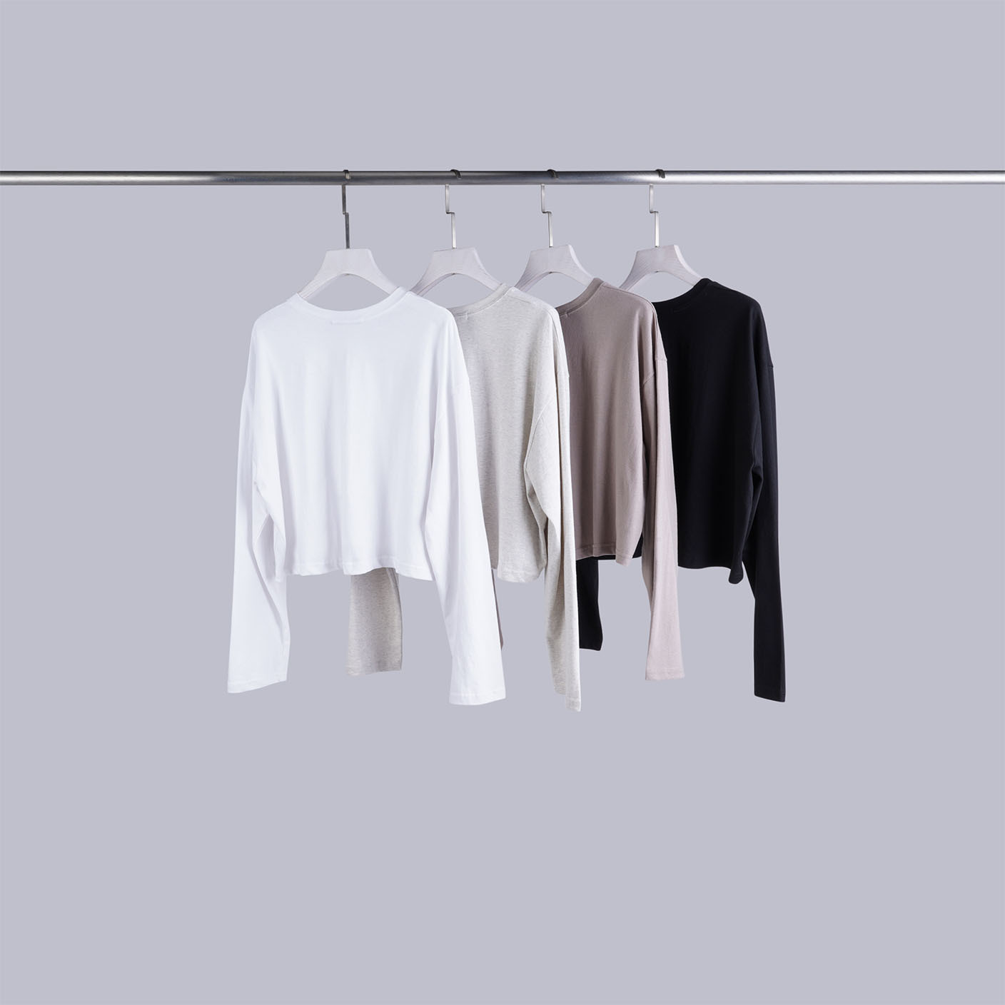 三格眼鏡貓貓短版圓領T | 4色