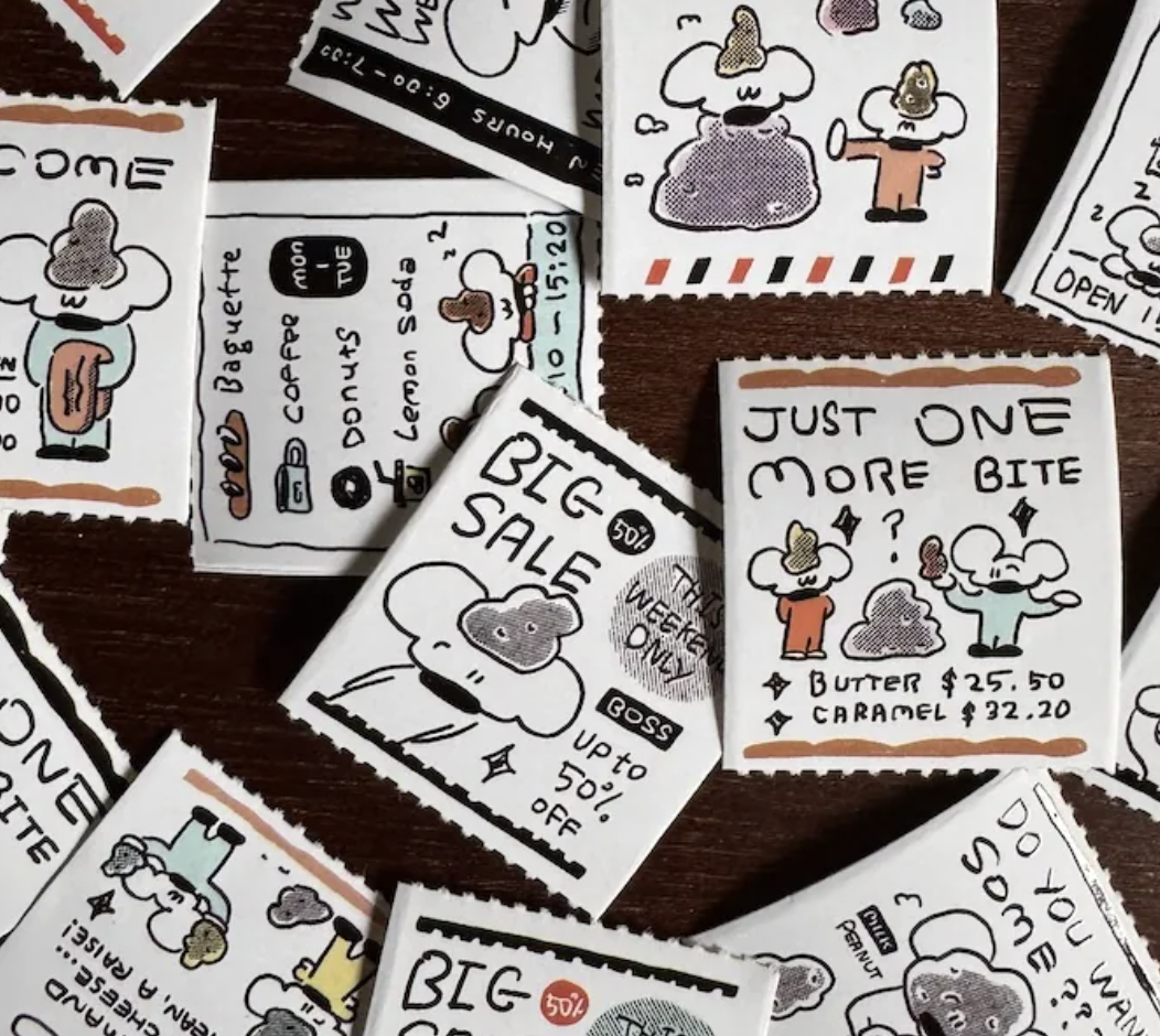 1991w2992｜鼠老闆的 Thank you 票券貼紙捲