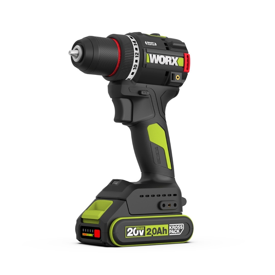 WORX WU176 10mm 智能無碳電鑽