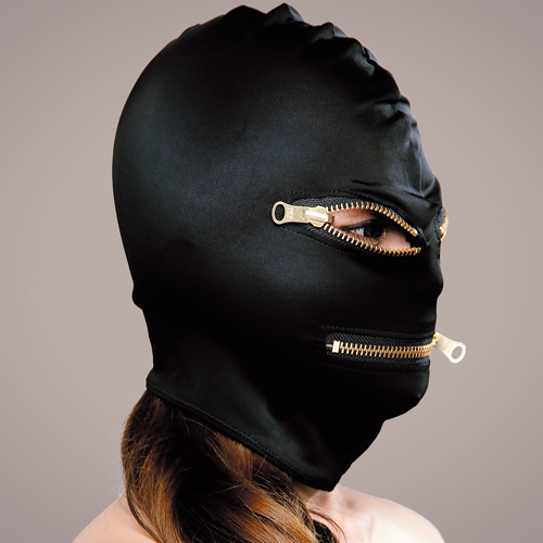 EXECUTE - 超細纖維拉鍊可開口面罩 (MK007)