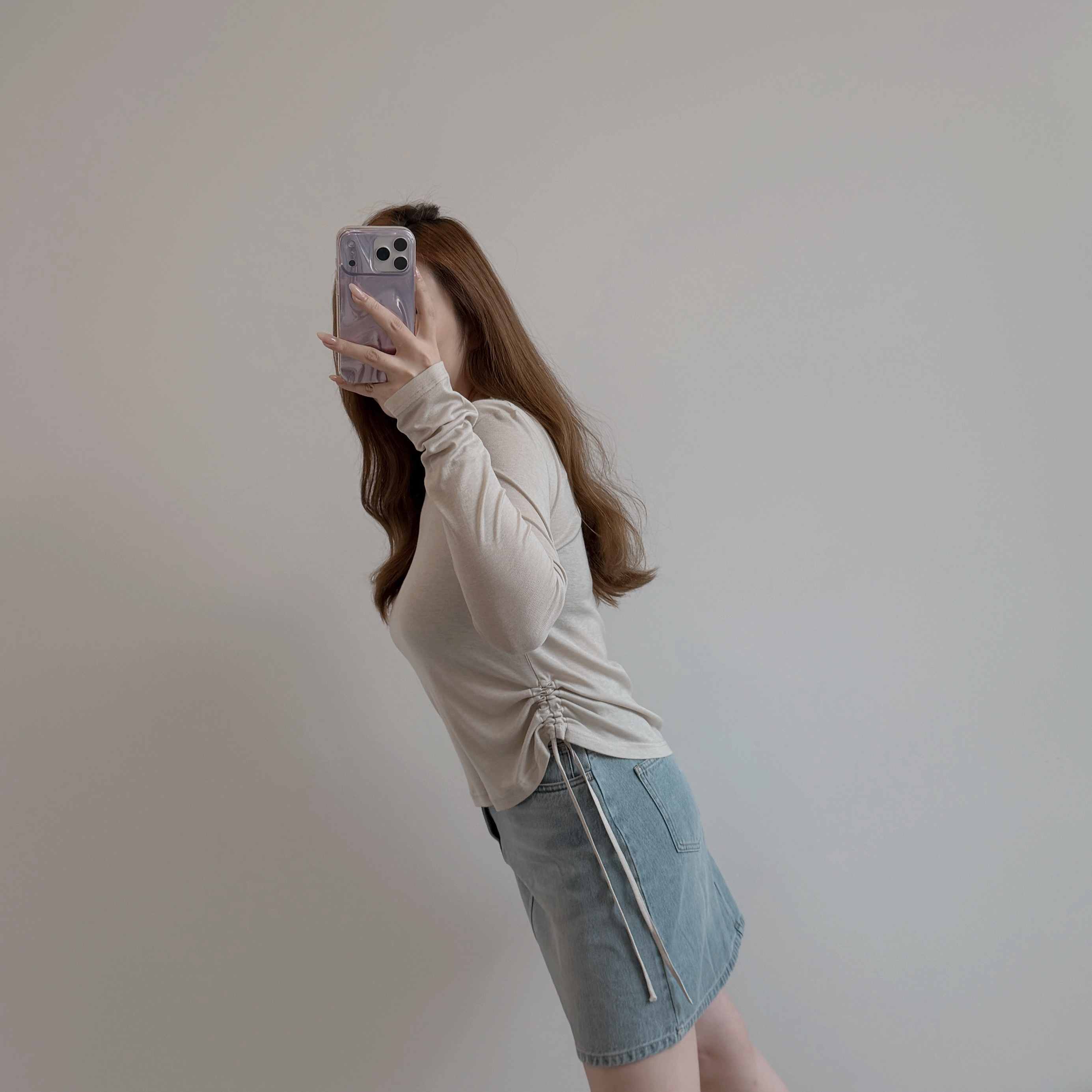 預訂/現貨 7383 小蠻腰 Mulberry Silk Top