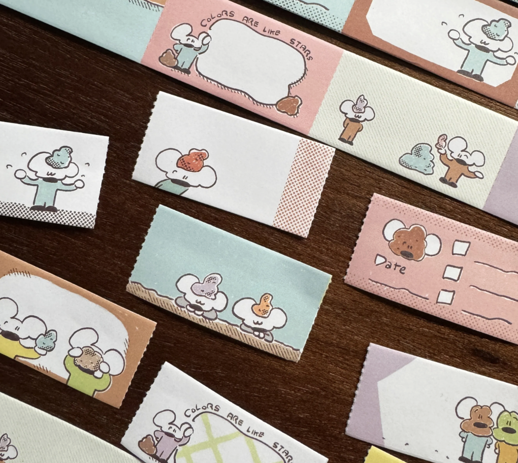 1991w2992｜Color palette 便條貼紙捲