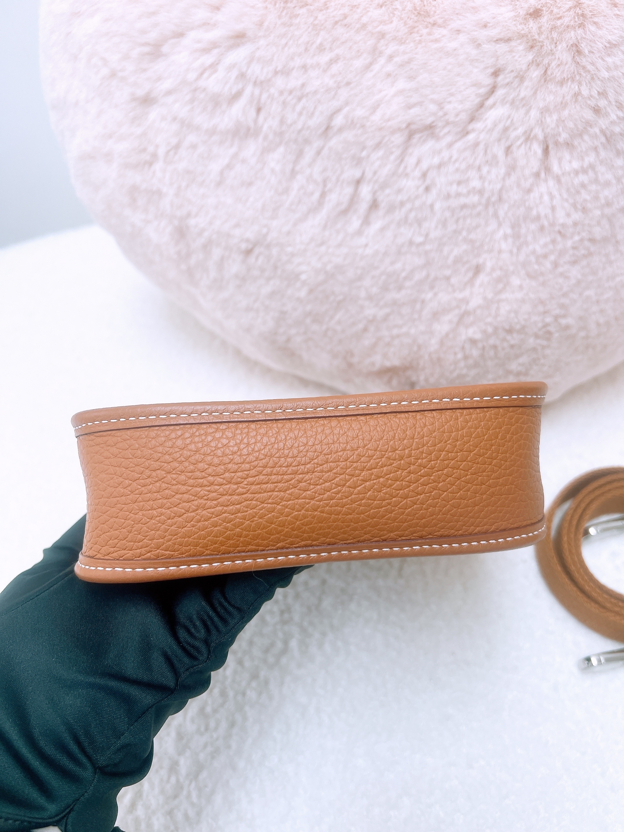 Hermes mini evelyne (gold PHW/ stamp B)