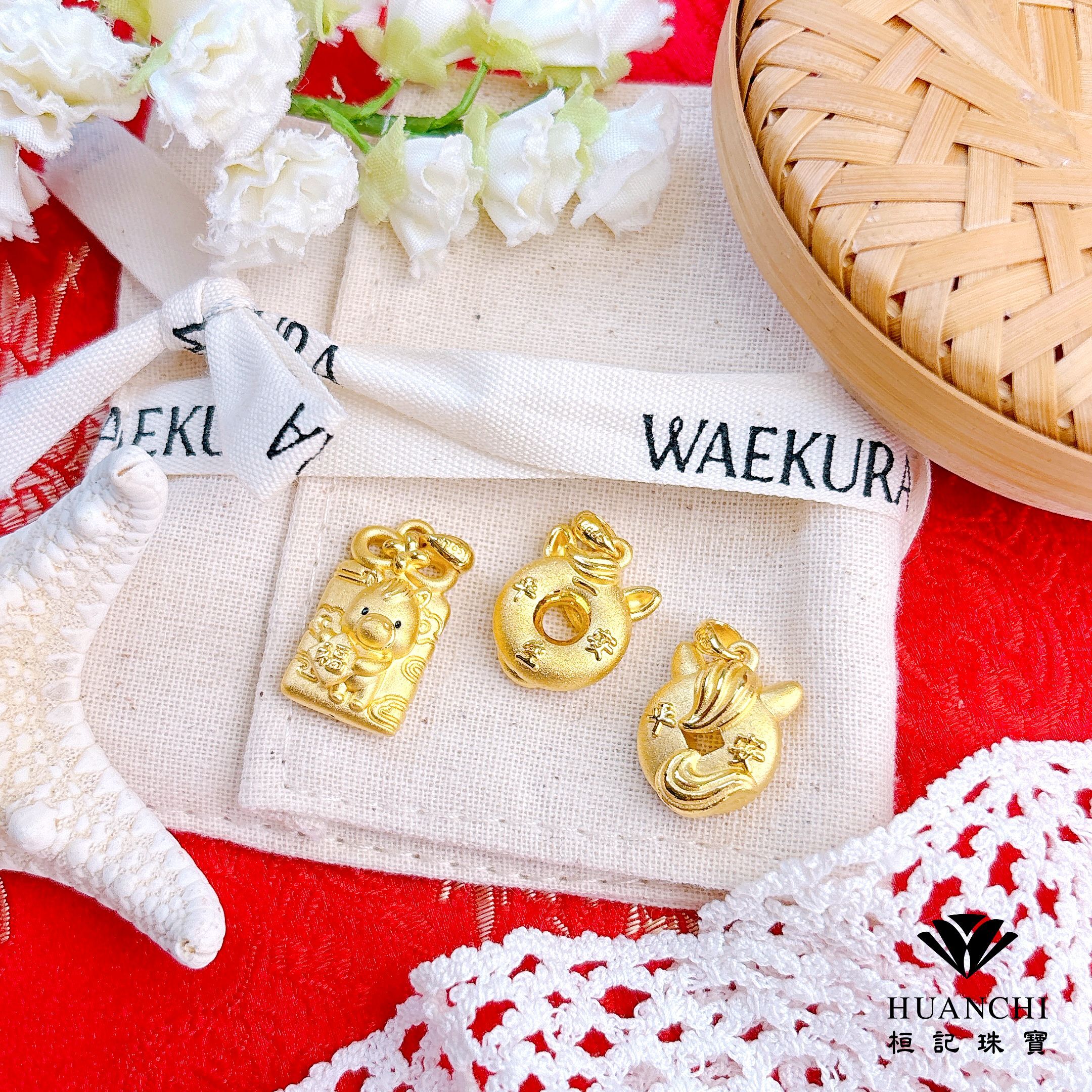 馬上平安平安扣/平安符小馬/財富馬上來(孩童) 黃金墜子