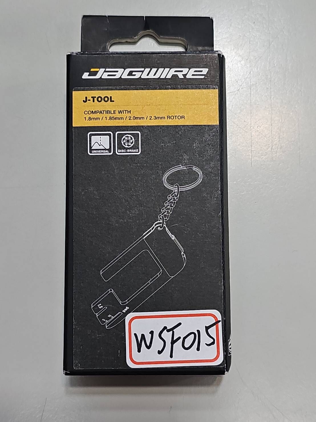 JAGWIRE J-TOOL WSF015 碟盤磨耗量測工具 檢查來令片和碟盤是否需要更換