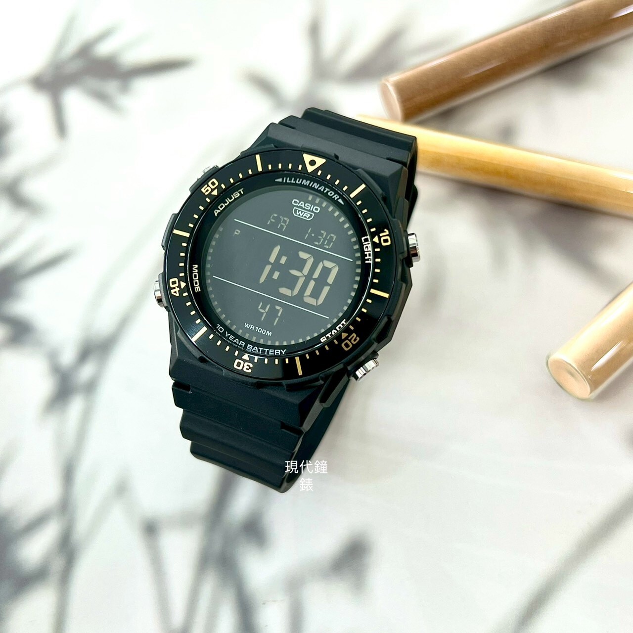 【CASIO 卡西歐】旋轉錶圈數位電子錶AE-1700H-1B 47.3m 現代鐘錶