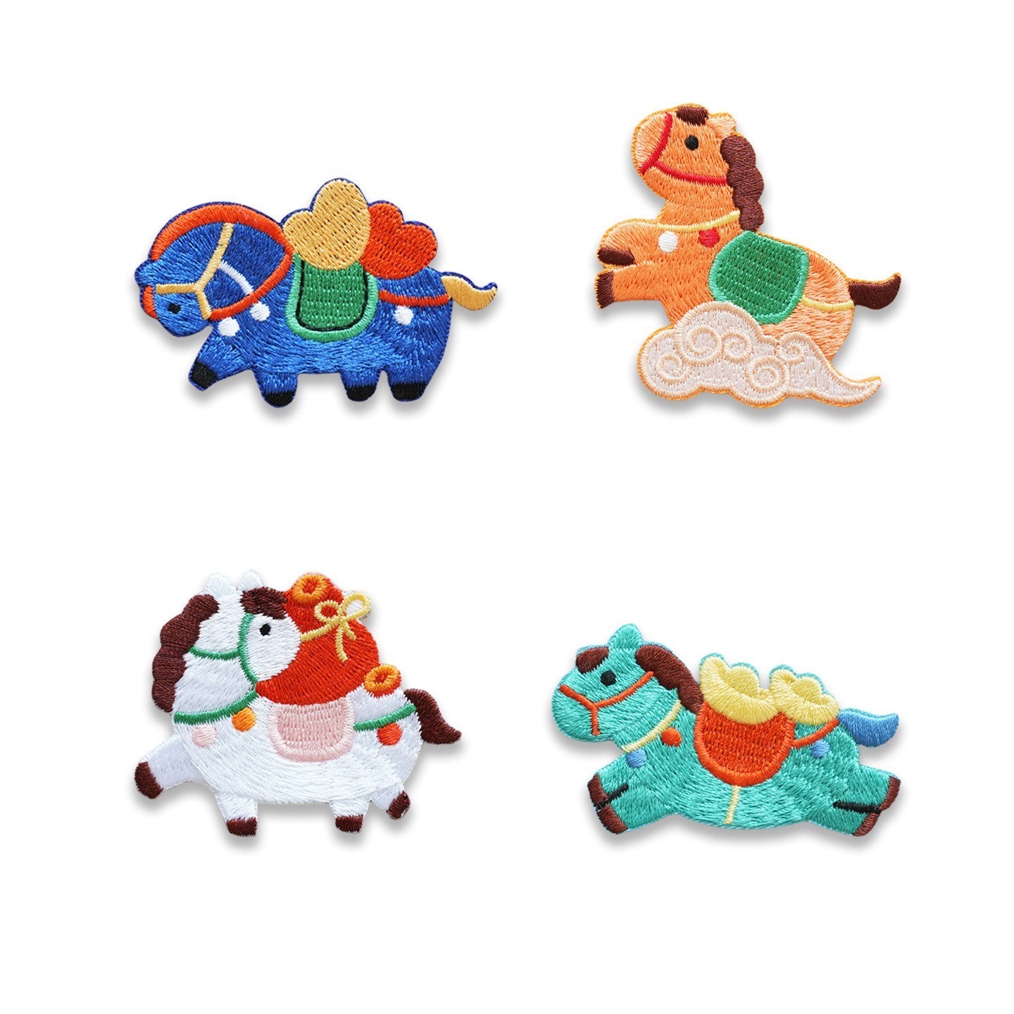 Piccoloo│馬年吉祥刺繡貼