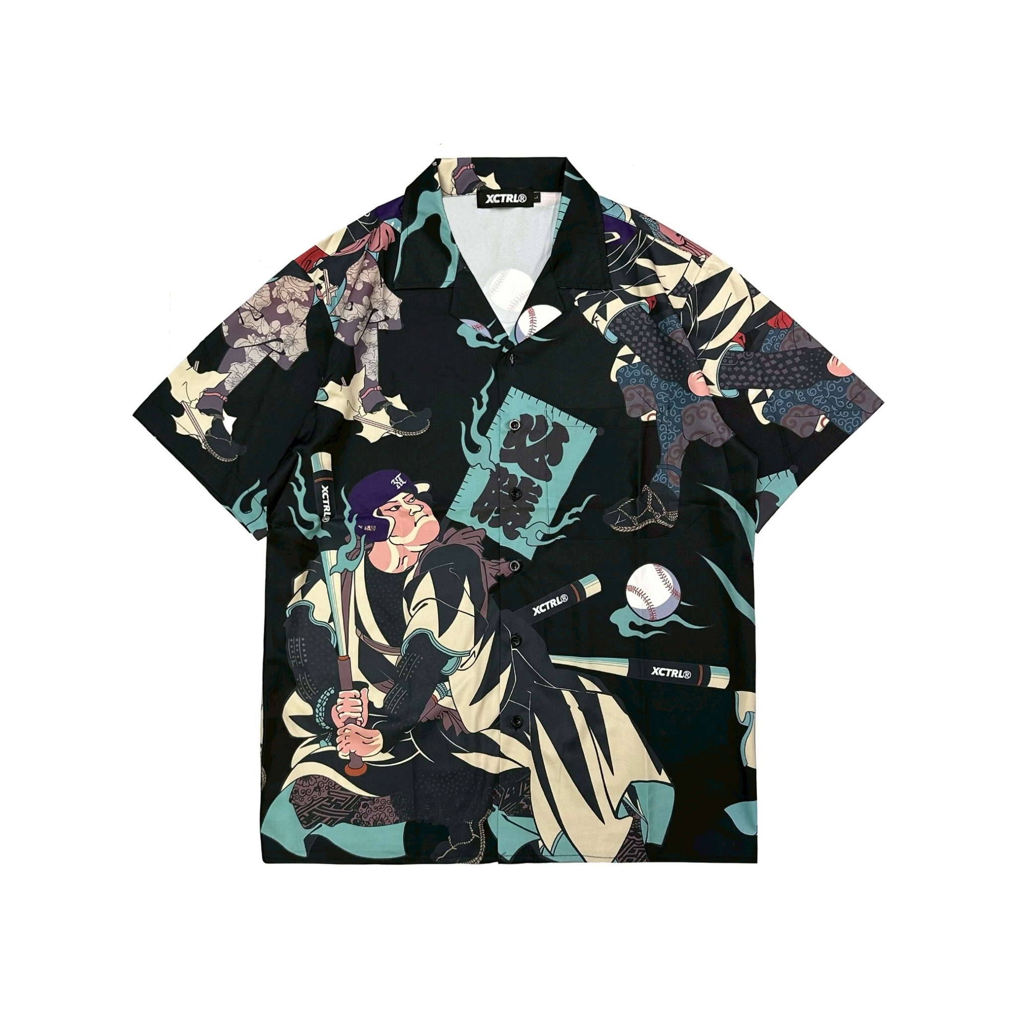 XCTRL 世界制霸黑-短袖襯衫