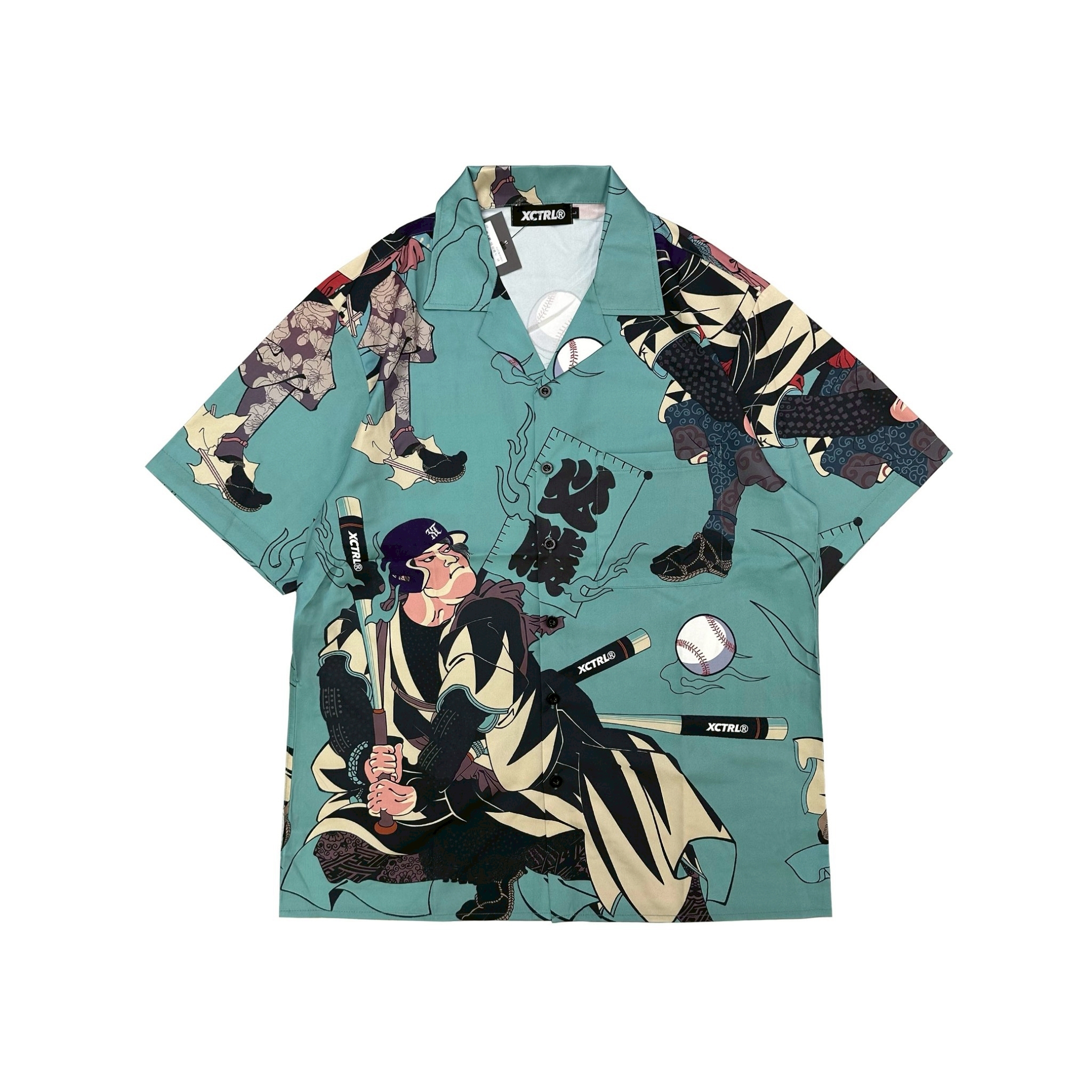 XCTRL 世界制霸綠-短袖襯衫