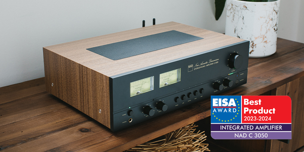 NAD C 3050 復古風格綜合擴大機 正面