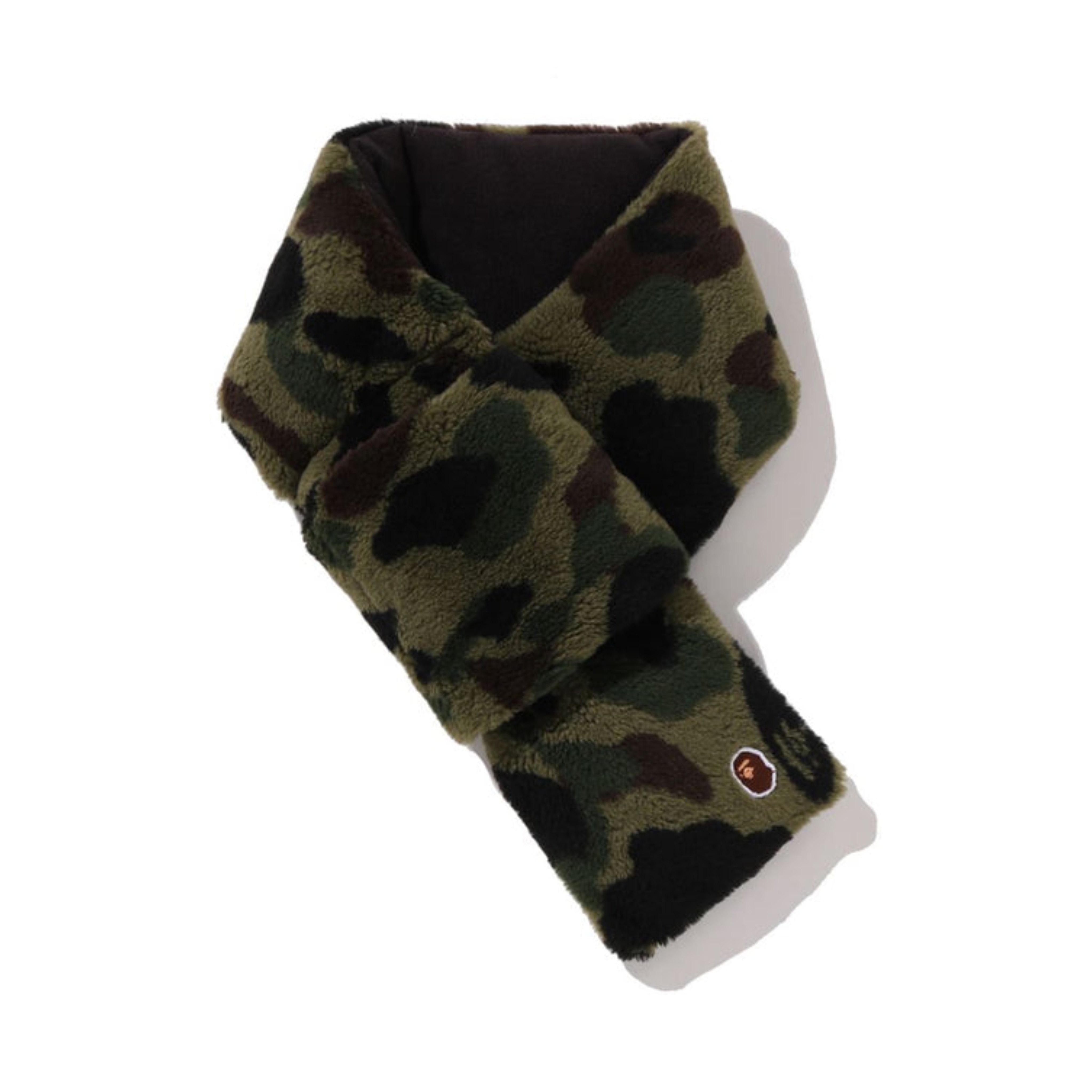 2025AW A BATHING APE BAPE 1ST CAMO FLEECE SCARF 迷彩 毛絨 圍巾 現貨 1L80-182-025