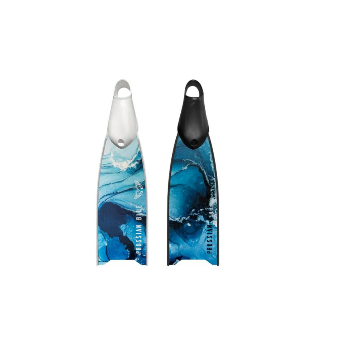 ▲普魯士藍 玻纖彩繪板 星烈藍 玻纖60短蛙鞋