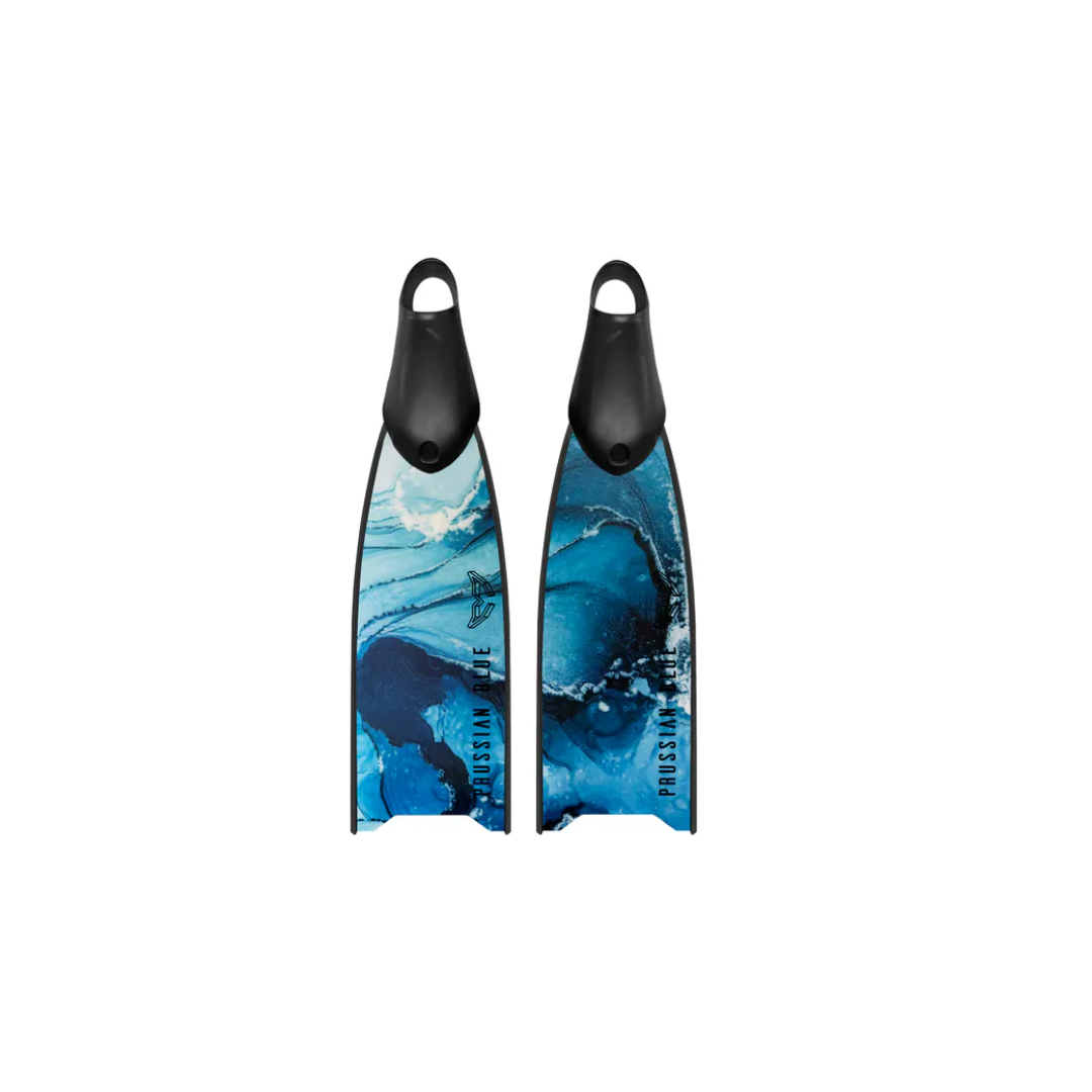 ▲普魯士藍 玻纖彩繪板 星烈藍 玻纖60短蛙鞋