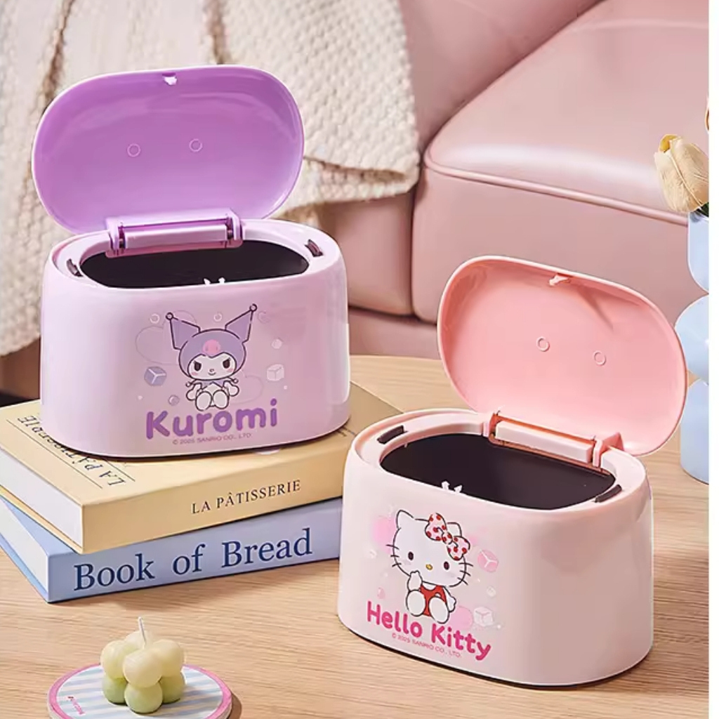佻皮魔女 SANRIO|彈蓋式桌面垃圾桶