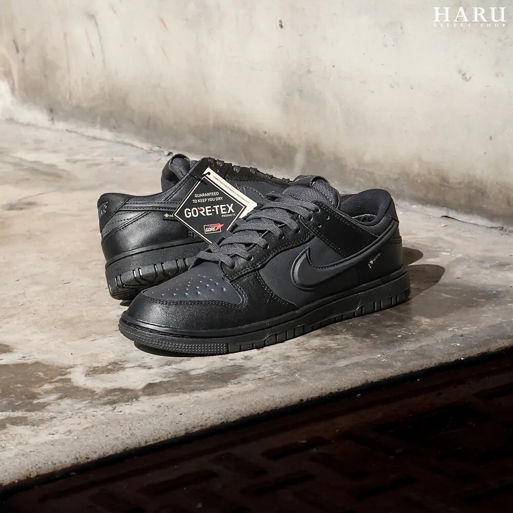 NIKE DUNK GORE-TEX GTX 防水 黑色 白黑 米棕 立體勾 機能 男復古休閒鞋 HQ2053-001-100-002