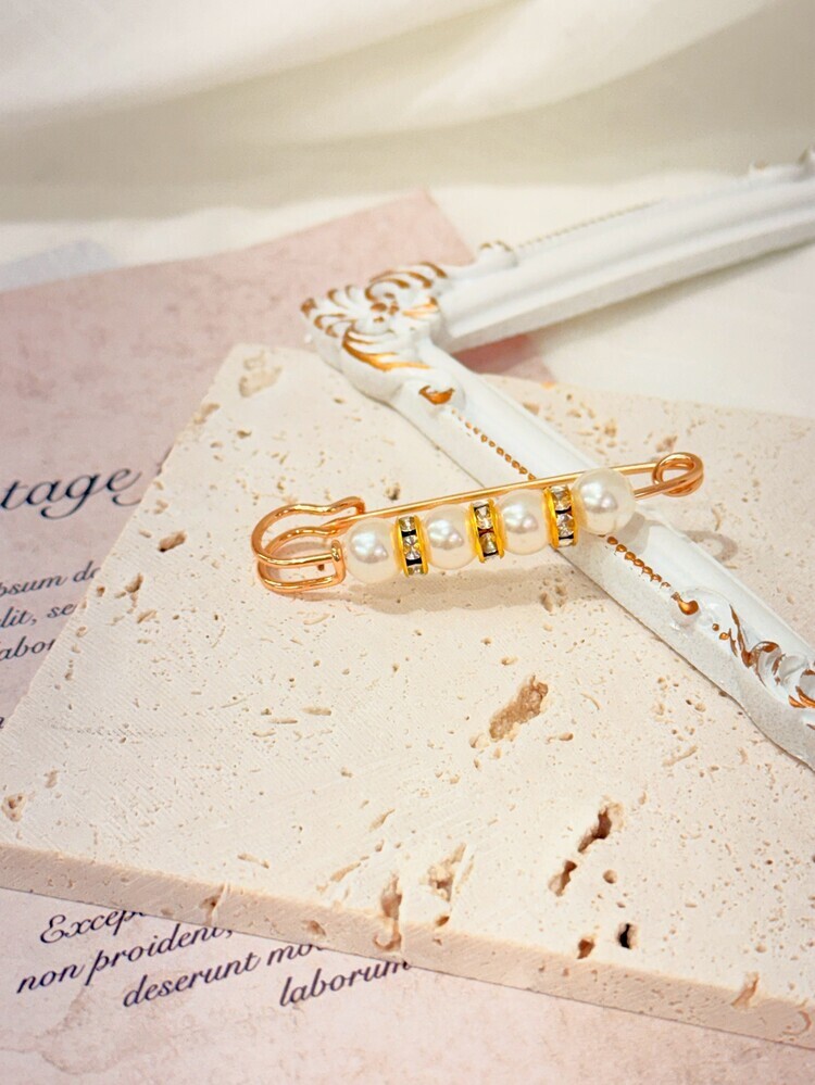 四顆珍珠鑽鑽別針(不列入會員折扣)