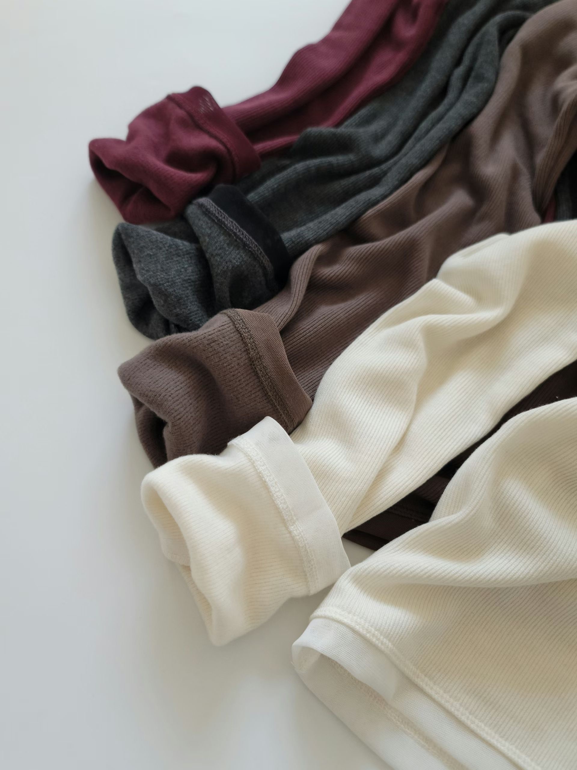 🌿網紗邊長袖Tee