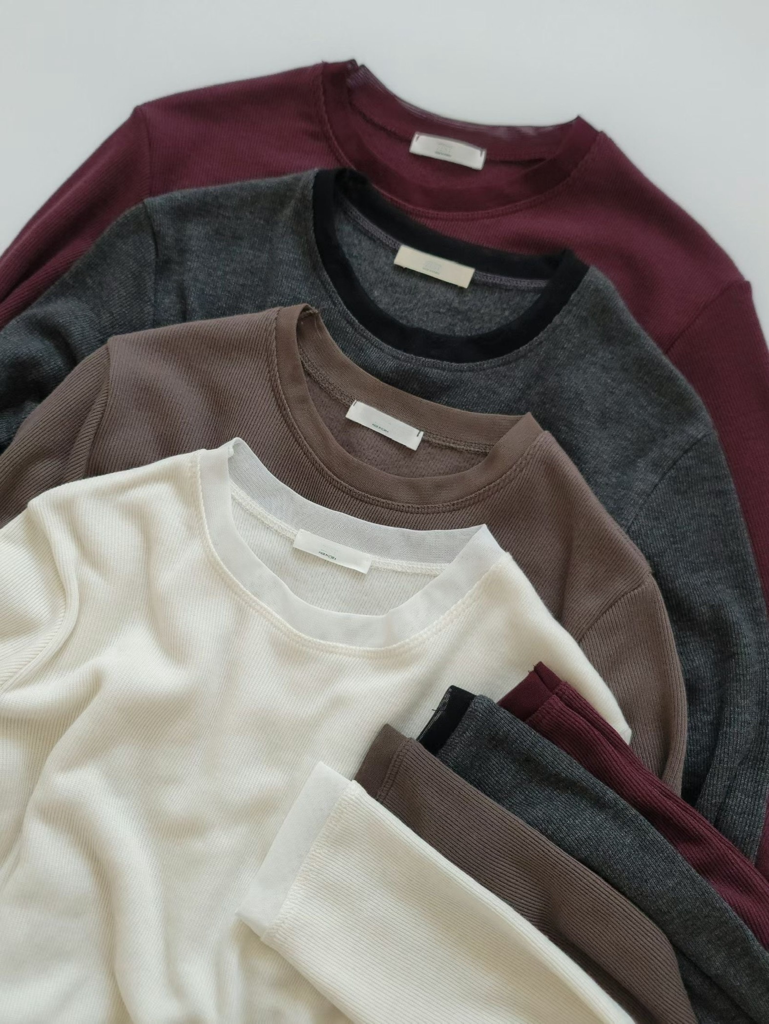 🌿網紗邊長袖Tee