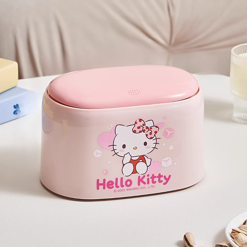 Hello Kitty  SANRIO|彈蓋式桌面垃圾桶