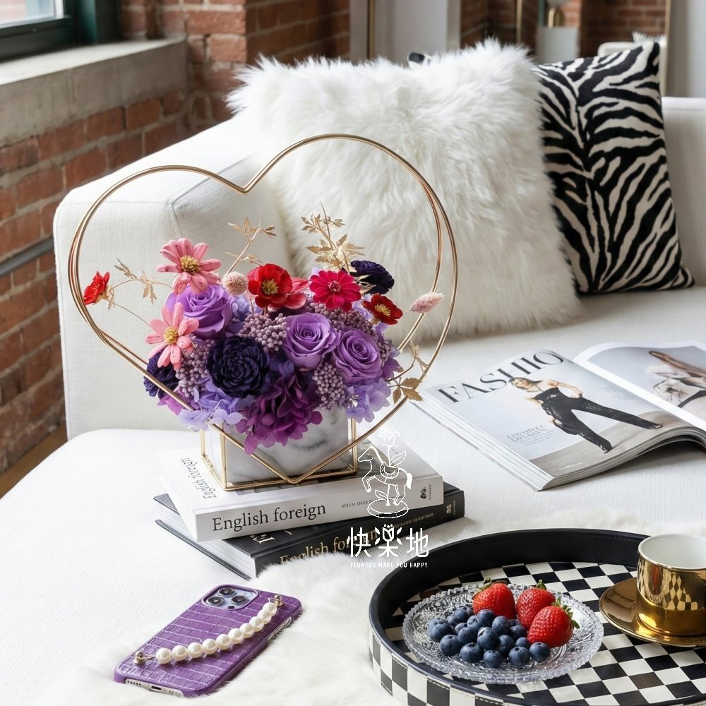 ❖宅配到家❖ 紫愛你 I 永生花 ‧ 不凋花  PF260368