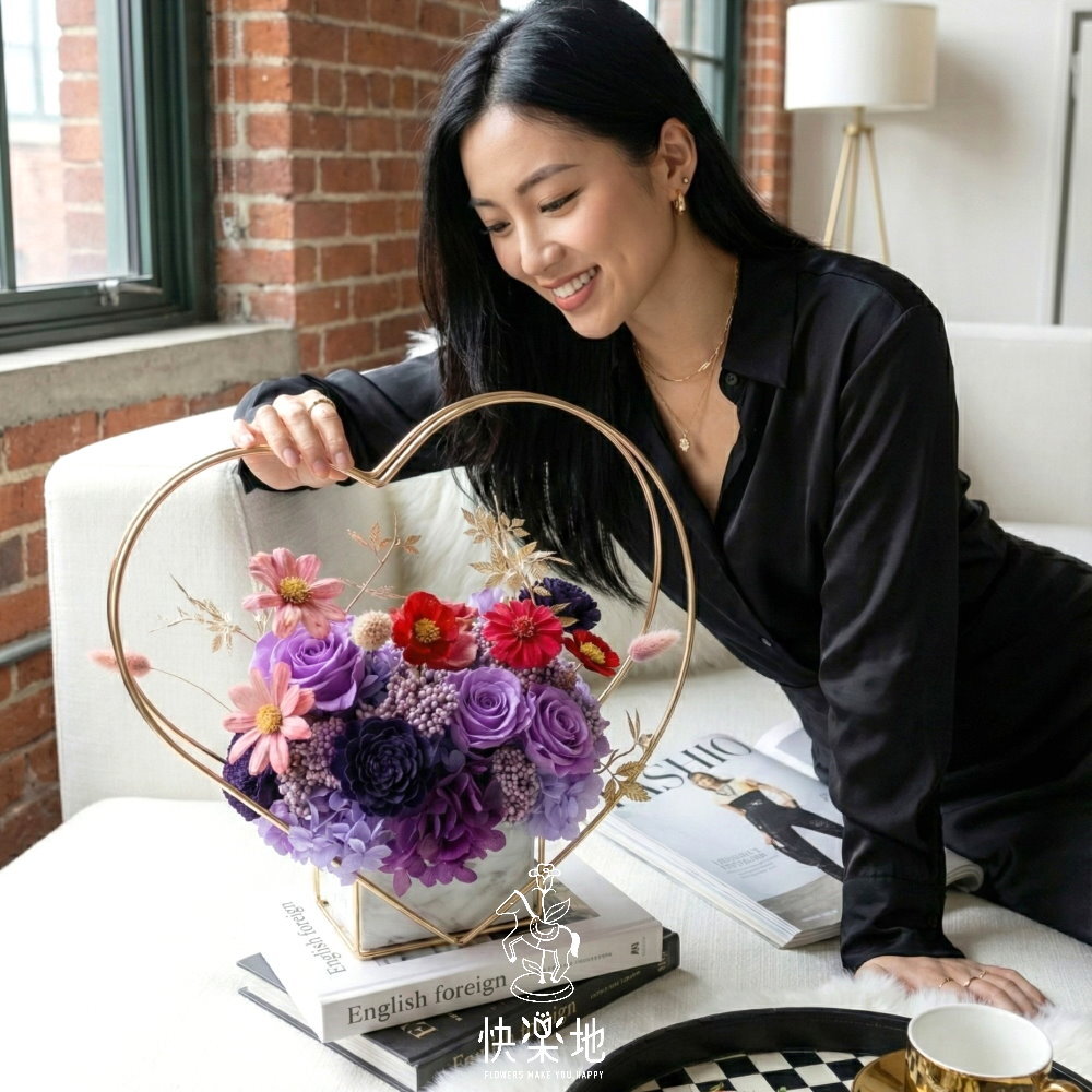 ❖宅配到家❖ 紫愛你 I 永生花 ‧ 不凋花  PF260368