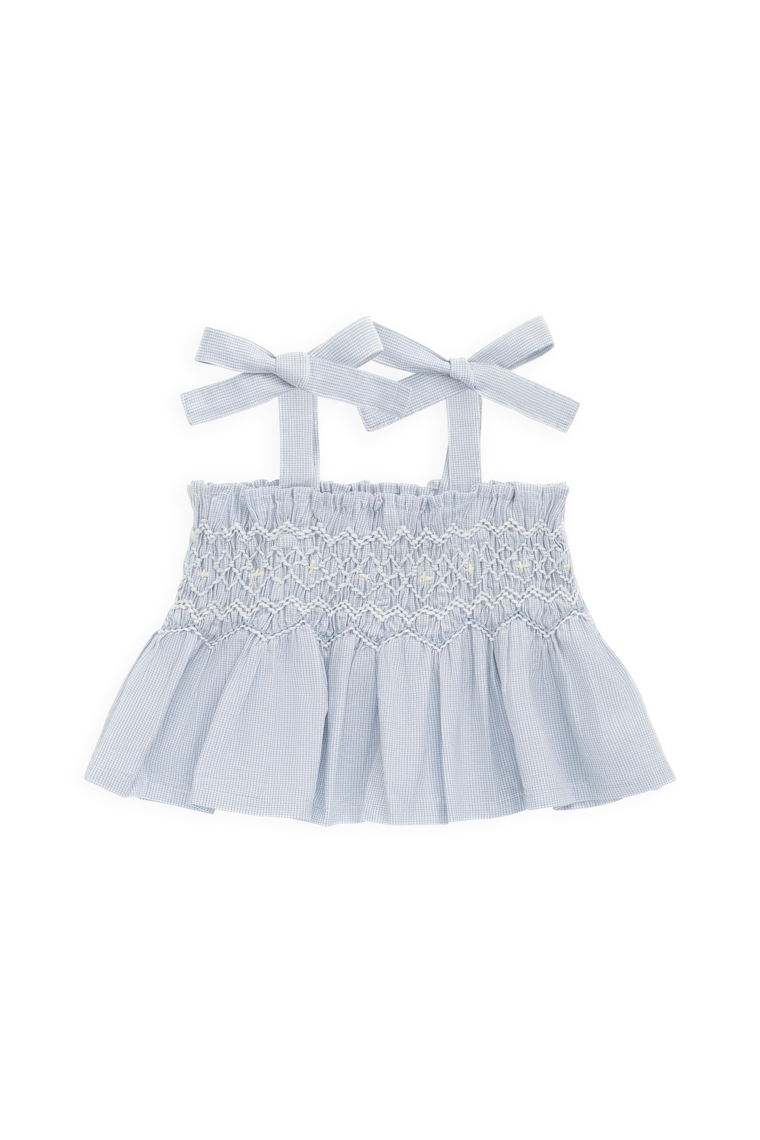 【預購】JAMIE KAY -Organic Cotton Desiree Top（Petite Check）