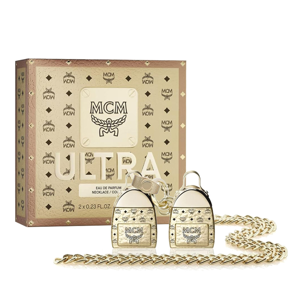 MCM 極致背包迷你瓶香氛墜鍊淡香精 7mlX2-禮盒組