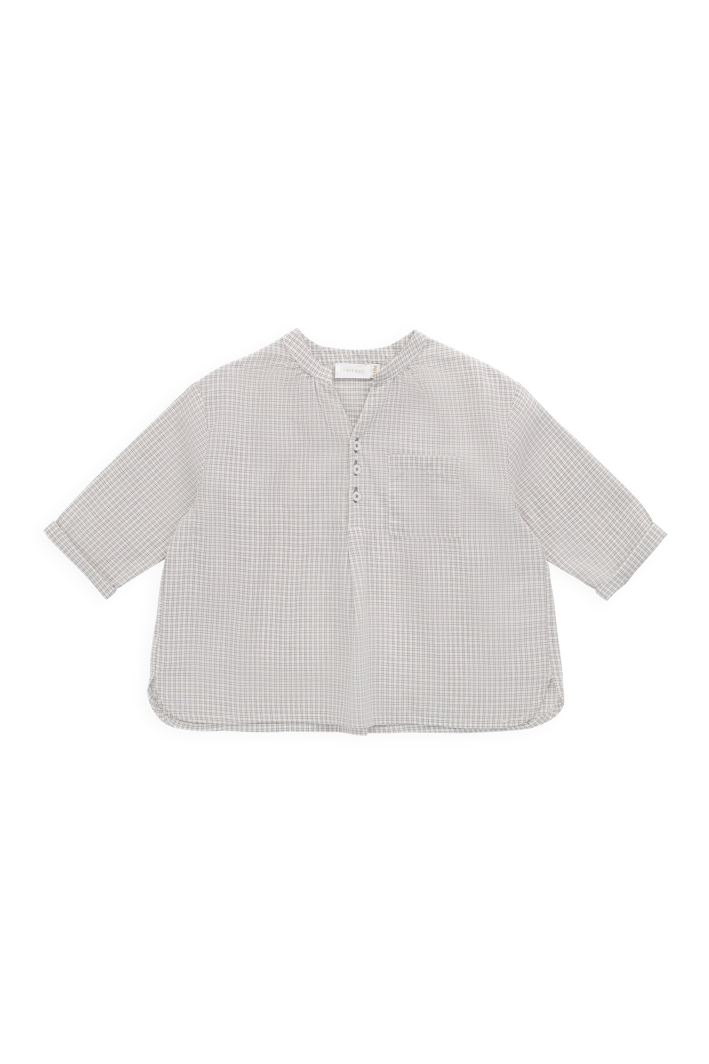【預購】JAMIE KAY -Organic Cotton Kenji Top（Cloud check）