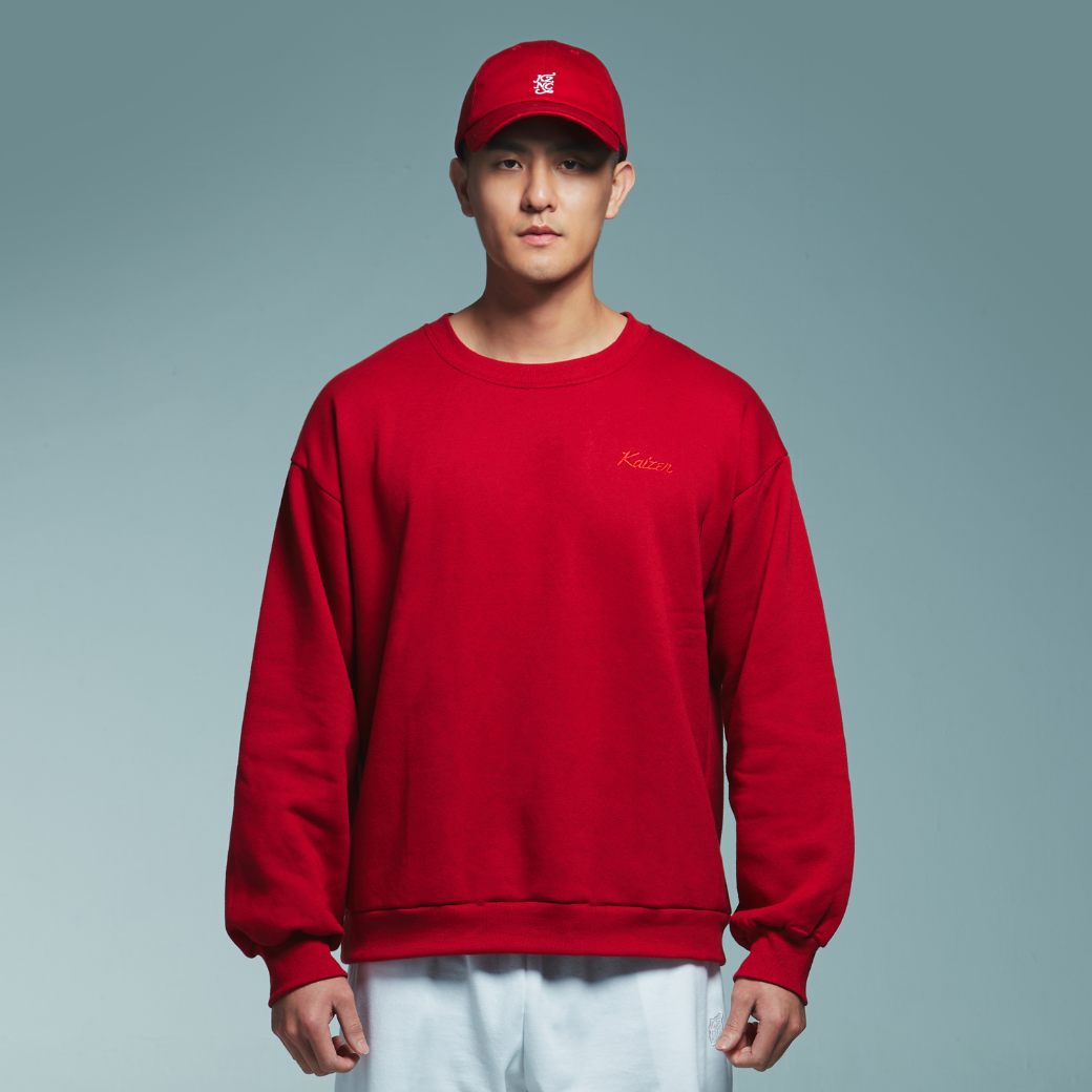 好運舒棉柔感大學T(限定紅)