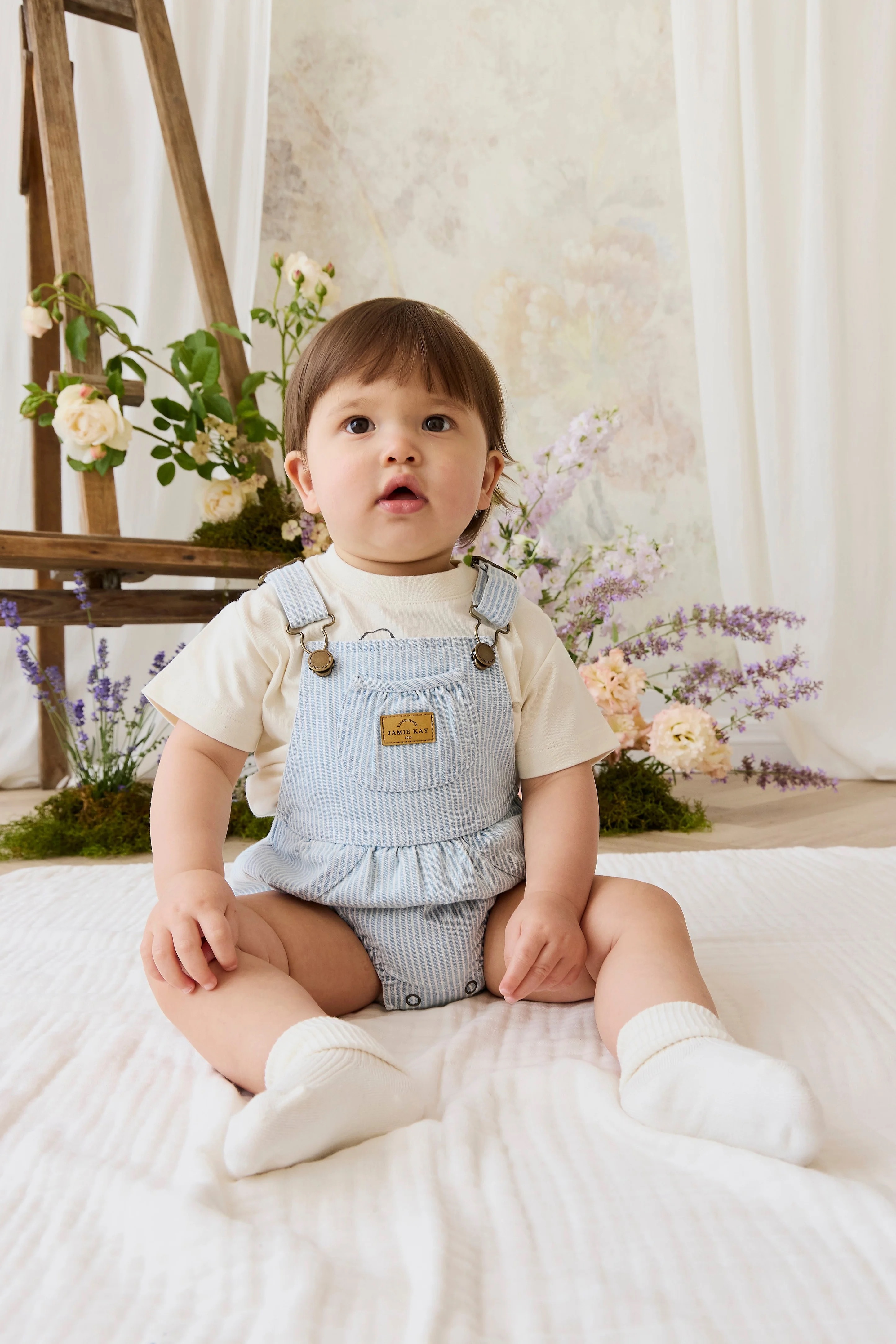 【預購】JAMIE KAY -Denver Playsuit（Sunday Stripe）