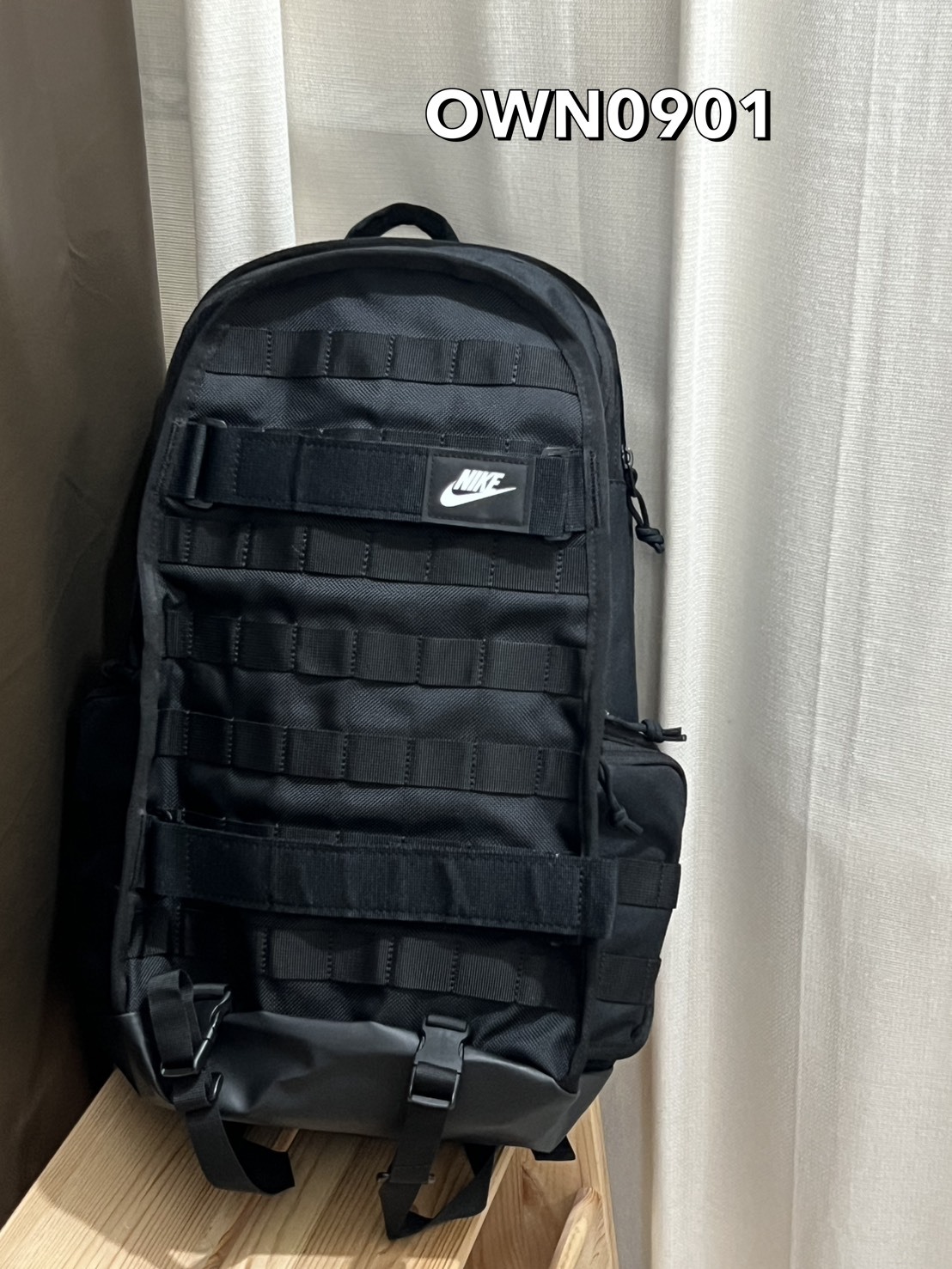【OWN】NIKE NSW RPM 後背包 機能 多夾層 雙肩 軟墊 背包 26L 不分男女 黑色