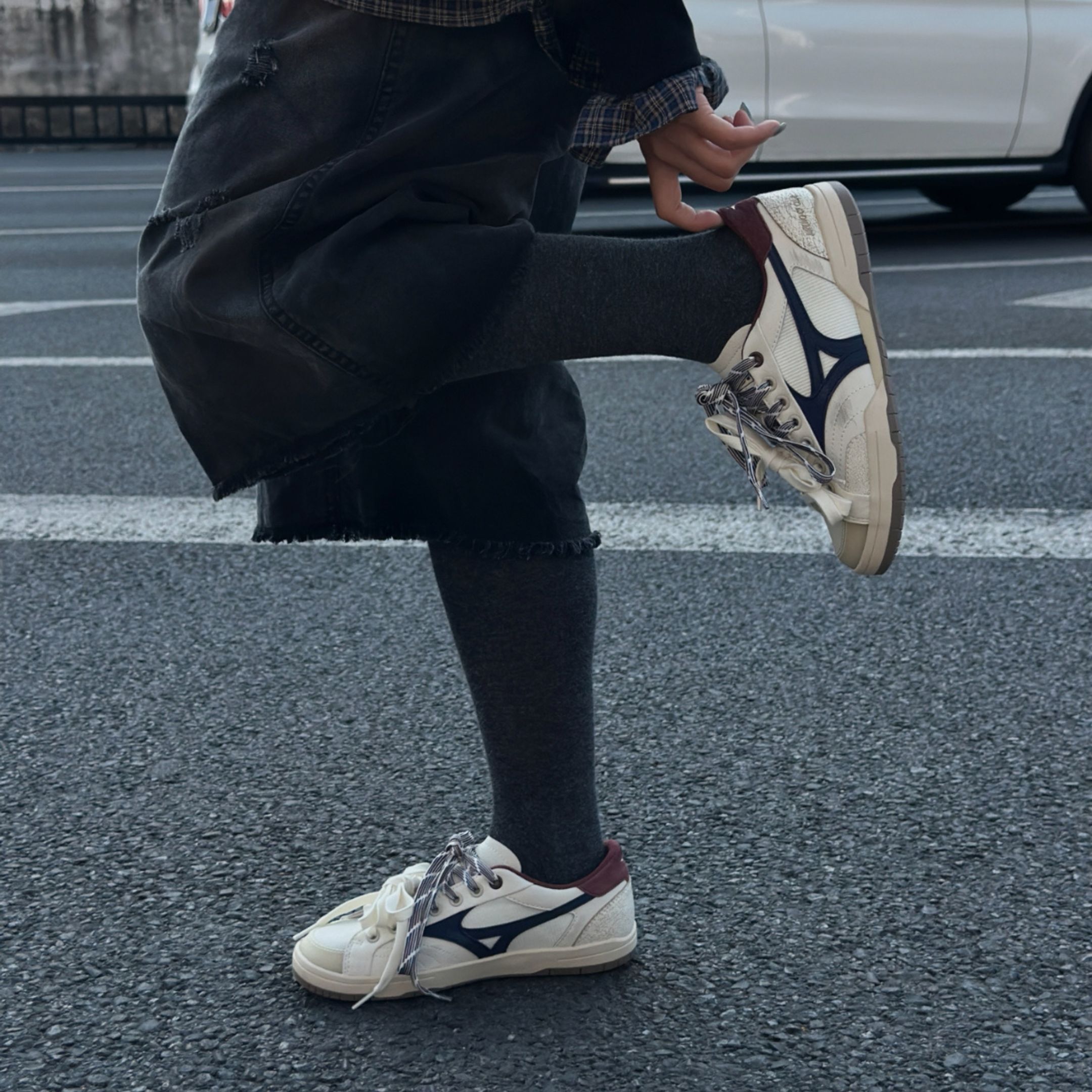 NICEDAY 代購 MIzuno CT Club 米白 麂皮 復古 白 米色 薄底 D1GH261010