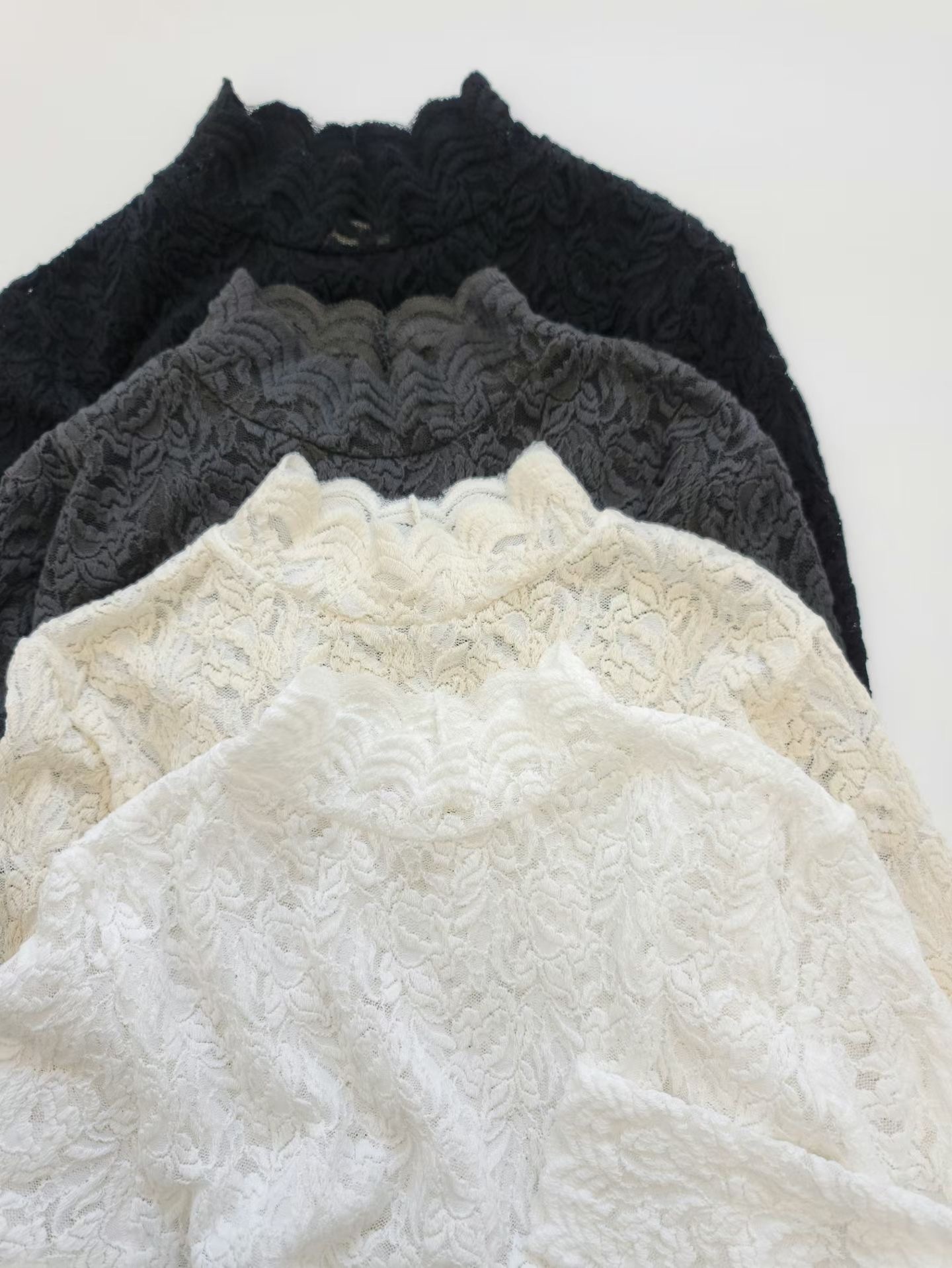 🌿通花Lace長袖Tee