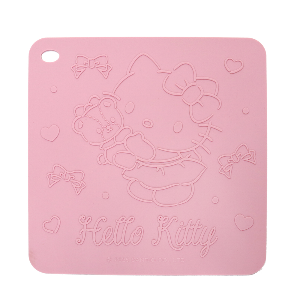 【Sanrio】Hello Kitty 矽膠隔熱墊/鍋墊 站姿款 BQ-188KA