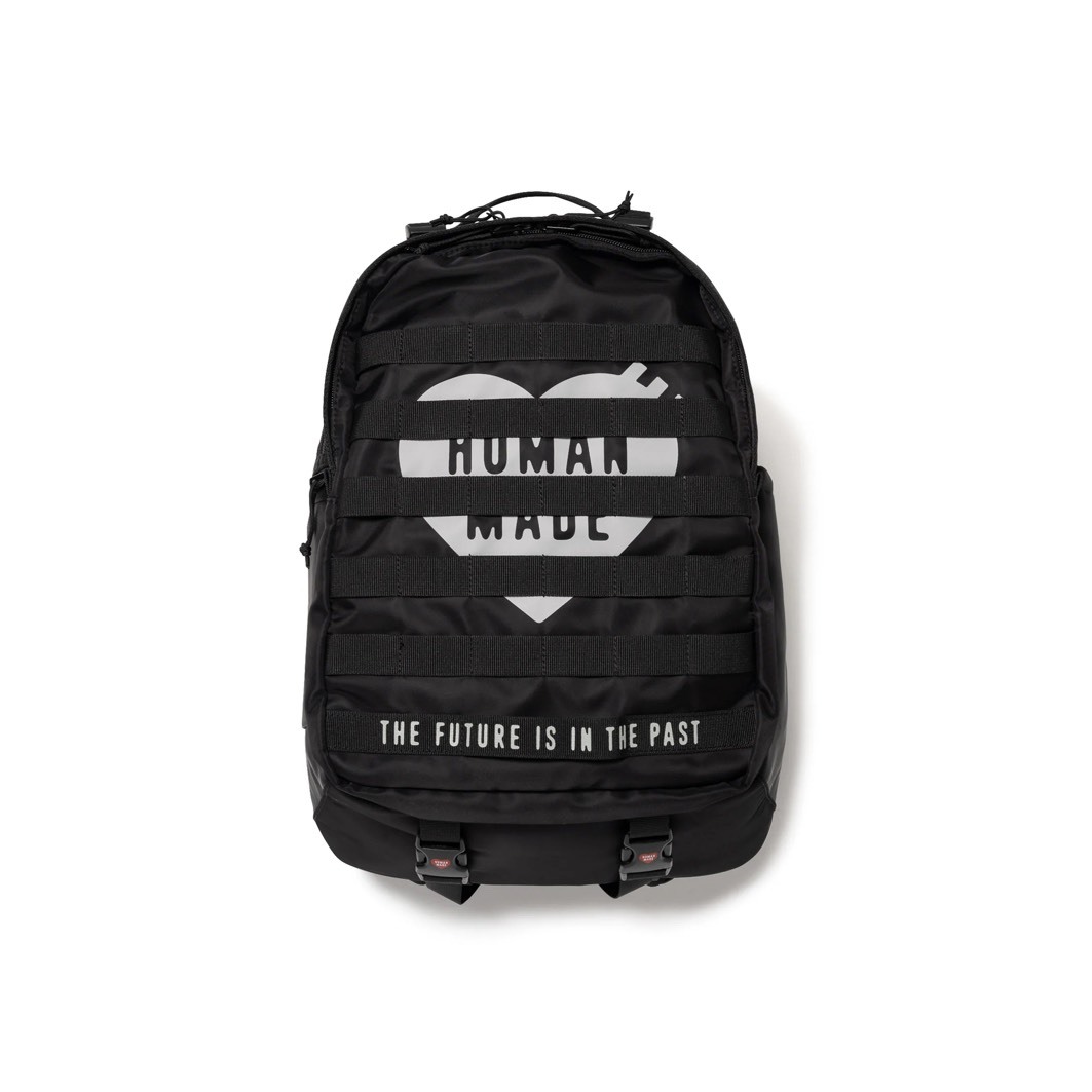 Human Made Military Backpack 雙肩包 後背包 大容量 黑色
