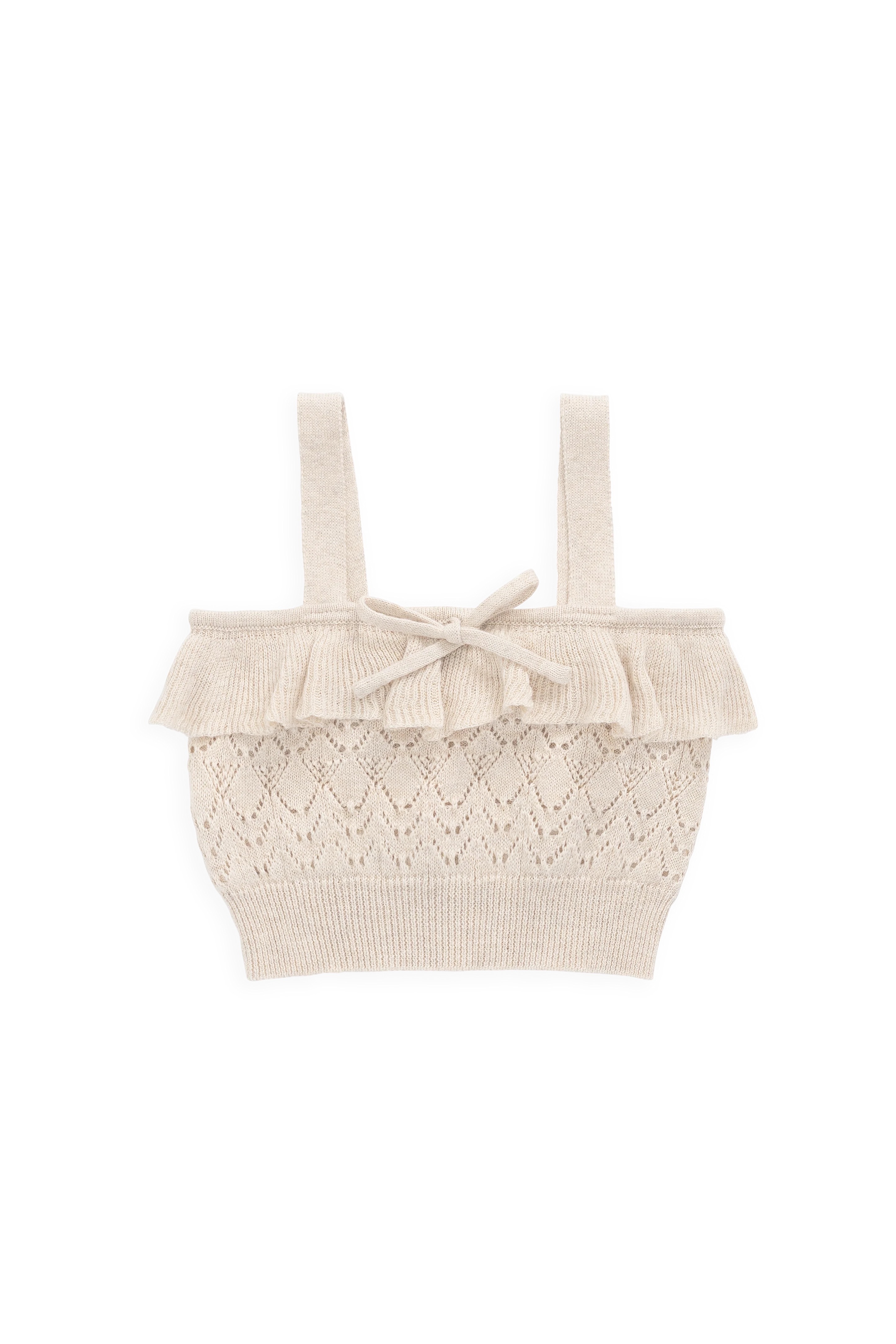 【預購】JAMIE KAY -Melanie Top（ Light Oatmeal Marle）