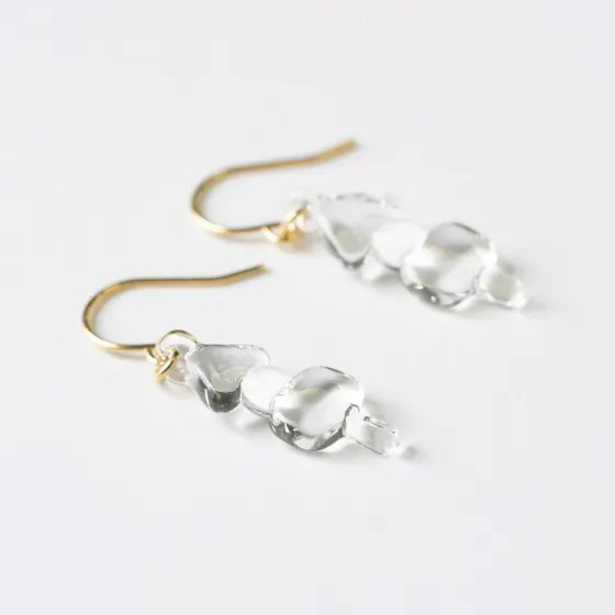 HARIO-LWF-手工玻璃耳環 / 丸物(iida傘店聯名)