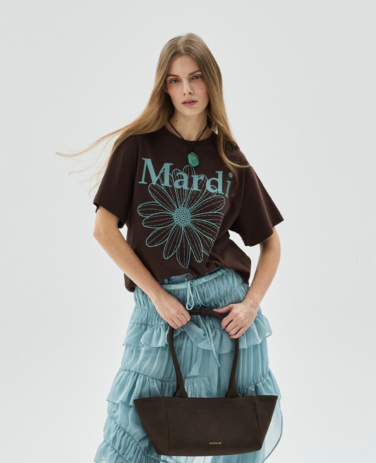 【31/1截單！限時75折優惠預訂】26SS新色！MARDI MERCREDI TSHIRT FLOWERMARDI（3色）