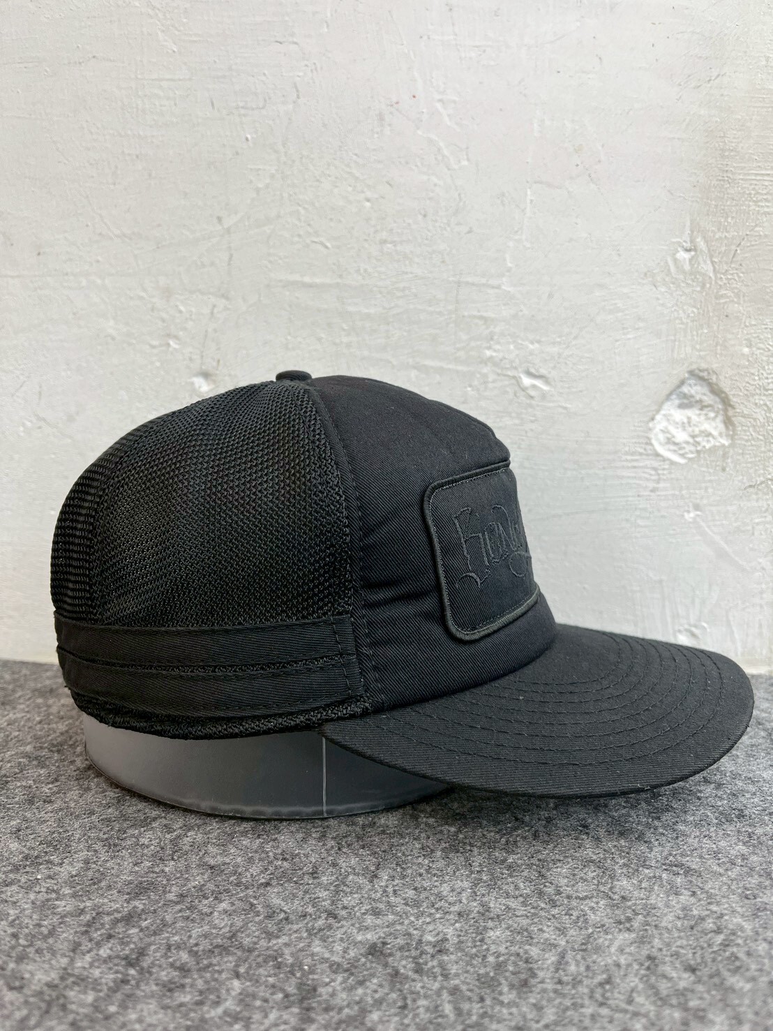 STUSSY × NEIGHBORHOOD TRUCKER CAP BLACK