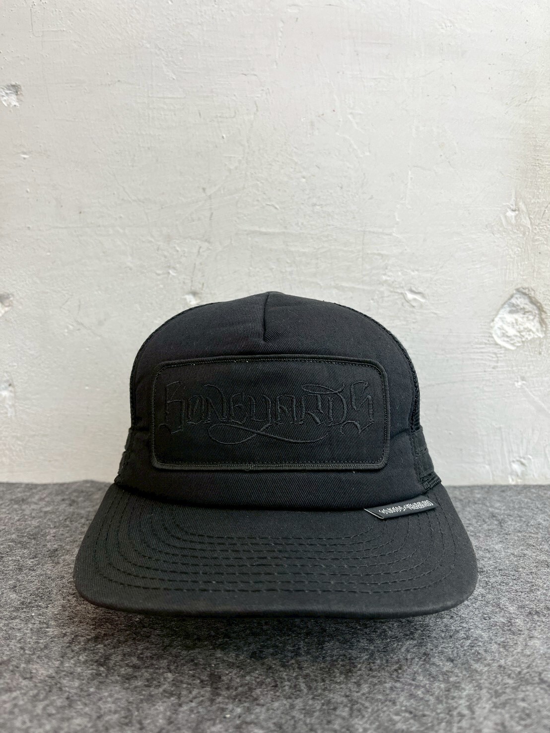 STUSSY × NEIGHBORHOOD TRUCKER CAP BLACK