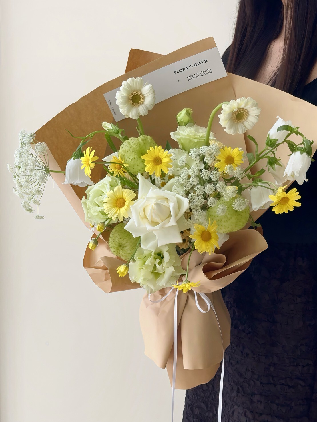 鮮花花束 半熟青檸