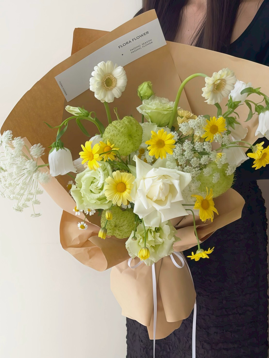 鮮花花束 半熟青檸