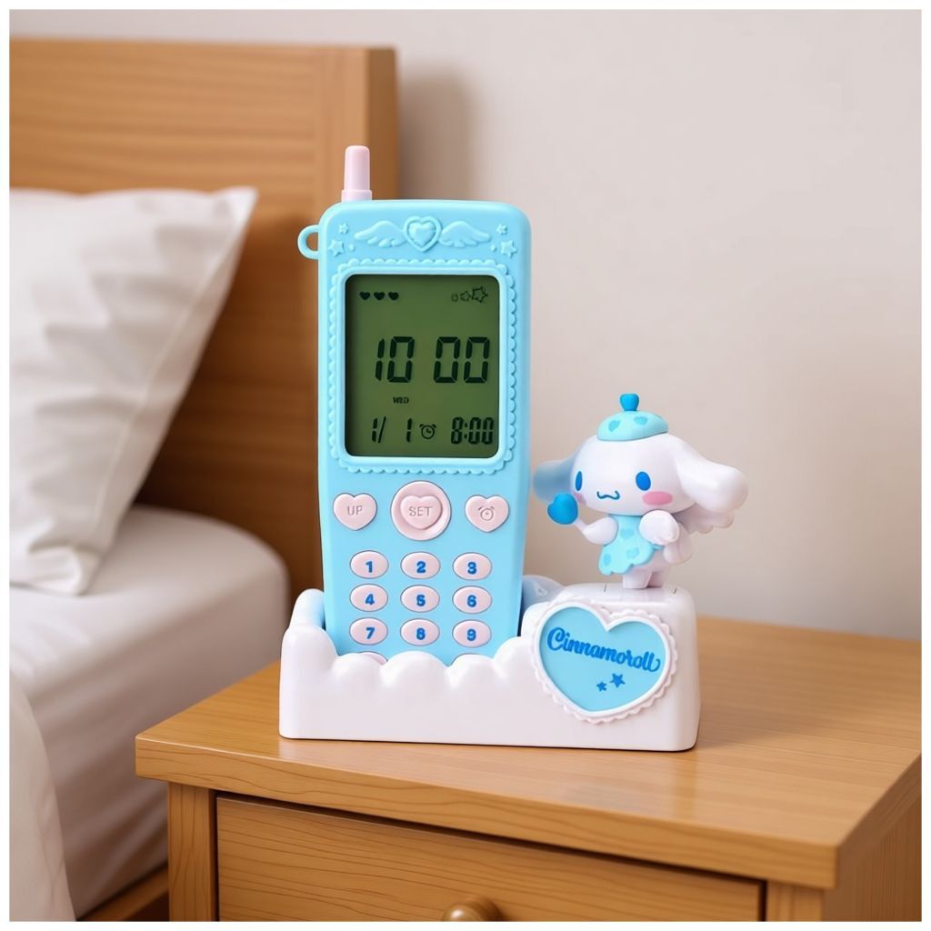 26051-CN Sanrio 玉桂狗 懷舊手機型鬧鐘 #JP-SJ25-059102