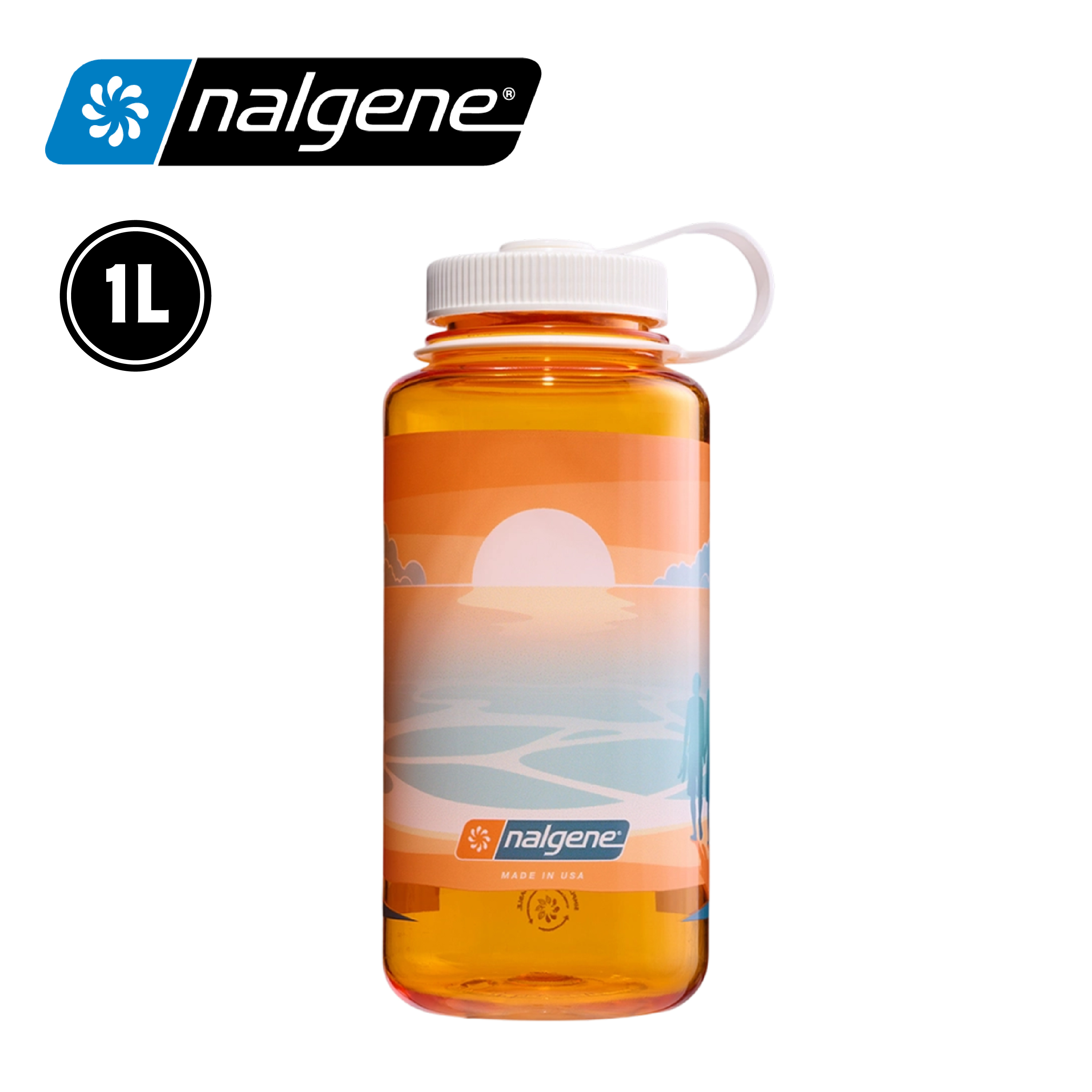 NALGENE 美國 寬嘴水壺 1L (12色) 52N682023