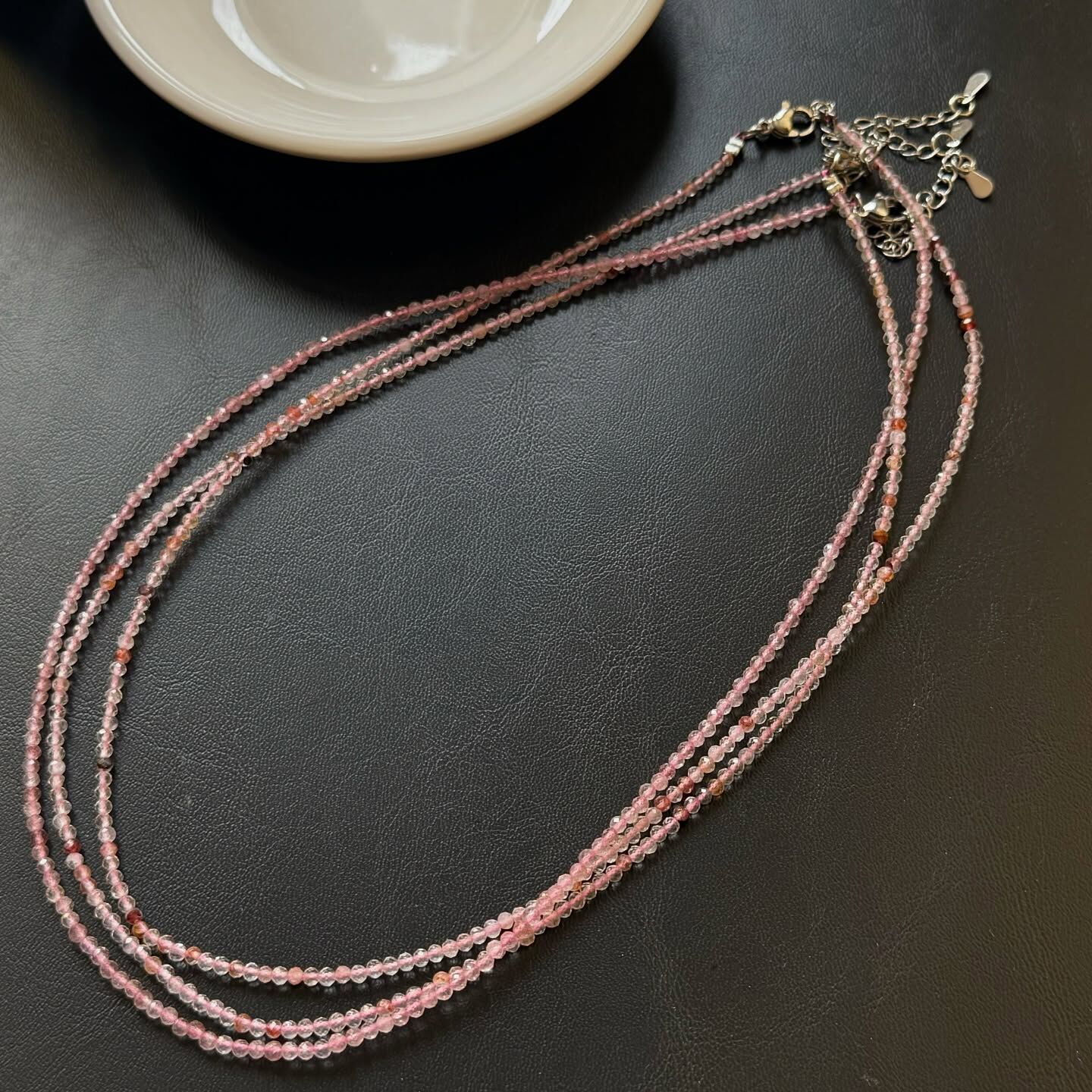 [原石] 草莓晶 項鏈