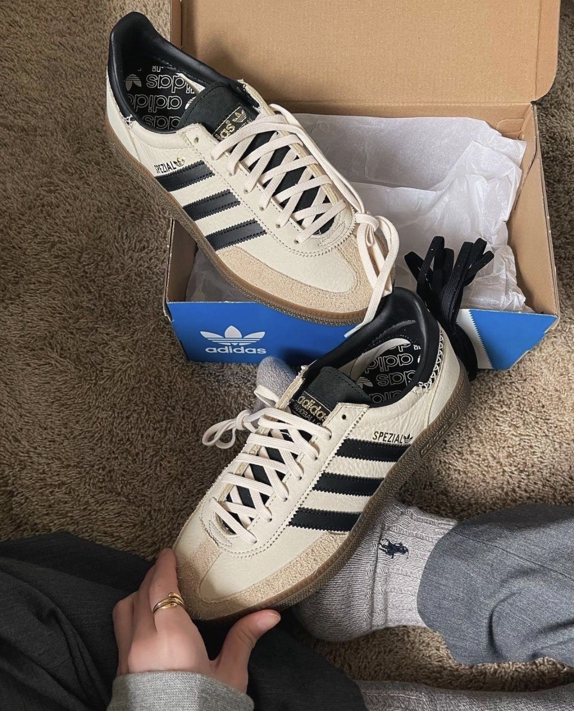 <出清最終彈🔥> 零碼-24cm-Adidas Handball Spezial 焦糖奶茶