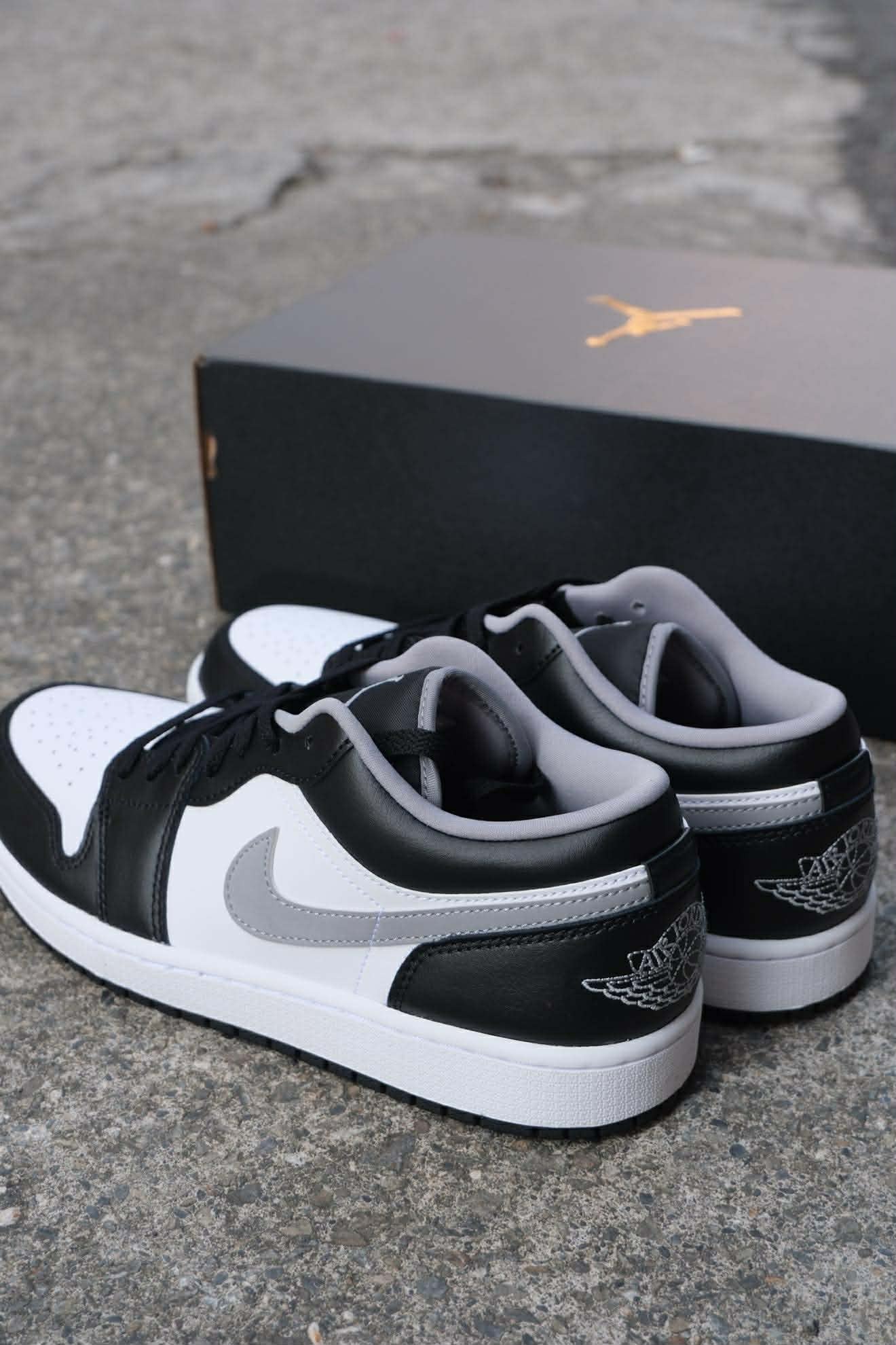 Nike air Jordan 1 low 黑灰白 影子 553558-040